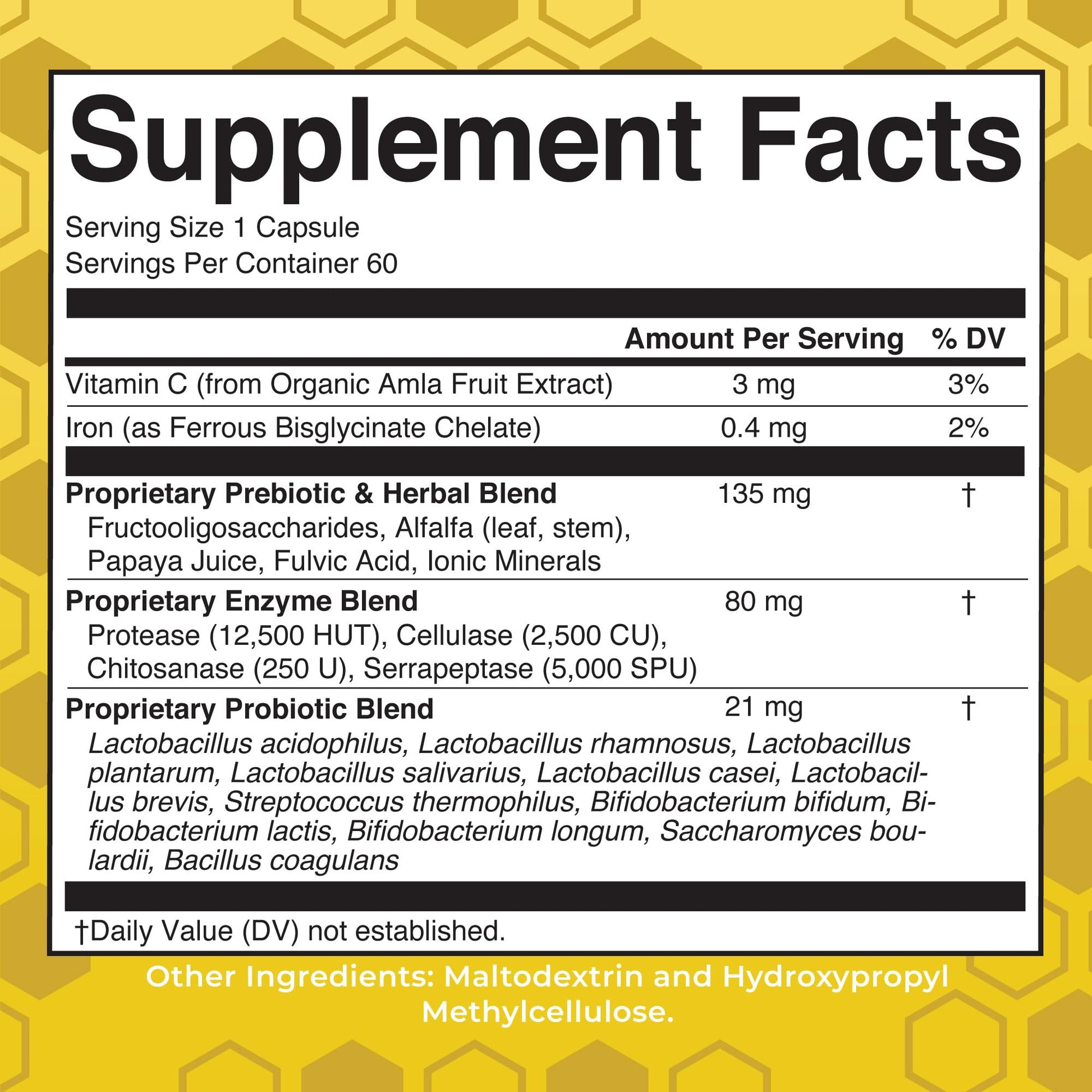 MaryRuth Organics Gut Flora Health+ Enzymes | Up to 2 Month Supply | Prebiotic Probiotic Digestive Enzymes Blend for Healthy Gut Biome & Digestive Support | Gastrointestinal Health | 60 Capsules MARYRUTH'S buy supplements canada