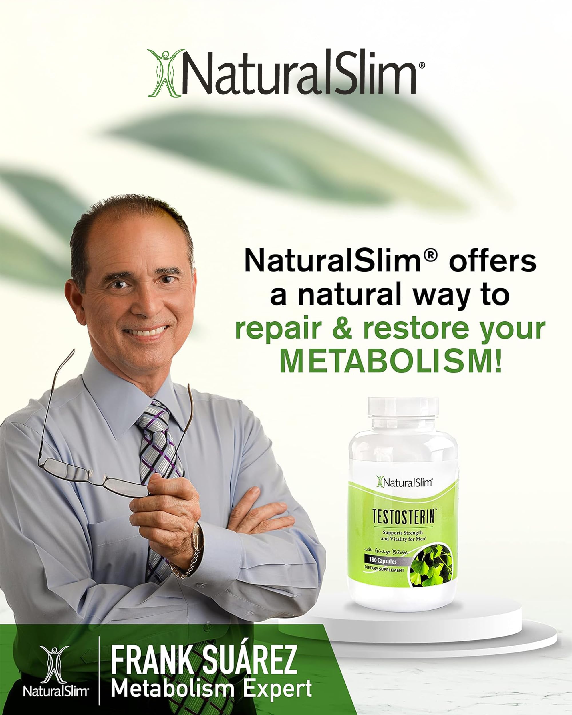 NaturalSlim Natural Booster for Men - Male Enhancing Supplement with Ginkgo Biloba, L Arginine, Zinc, Vitamin B3, & Testofen for Energy, Muscle Builder & Metabolism - 180 Capsules NaturalSlim buy supplements canada
