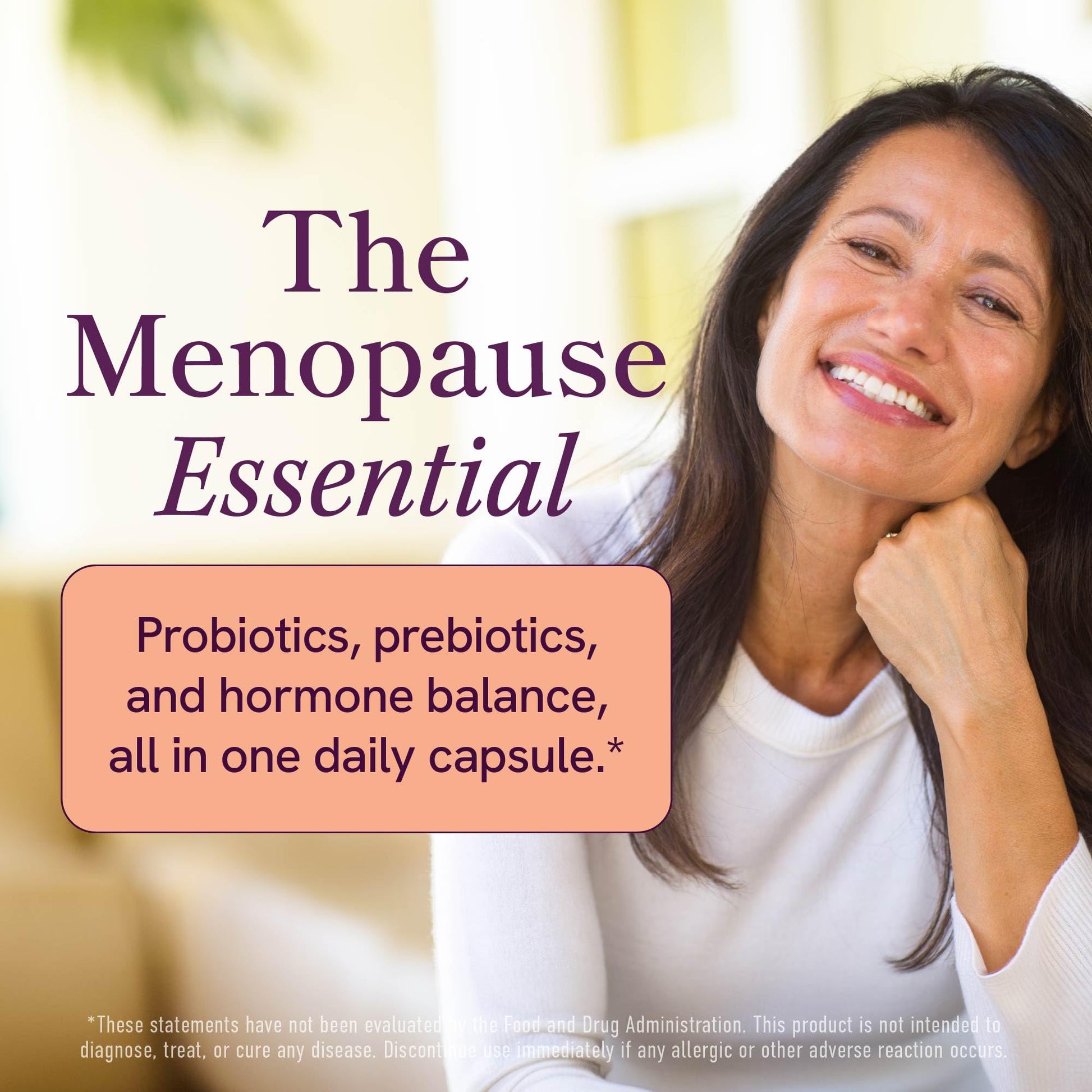 Menopause Support with Prebiotics and Probiotics for Women | Hormone Balance, Hot Flashes & Night Sweats | 50 Billion CFU, DIM & Black Cohosh | Triple Action Menopause Supplements for Women | 30 Ct SMNutrition buy supplements canada