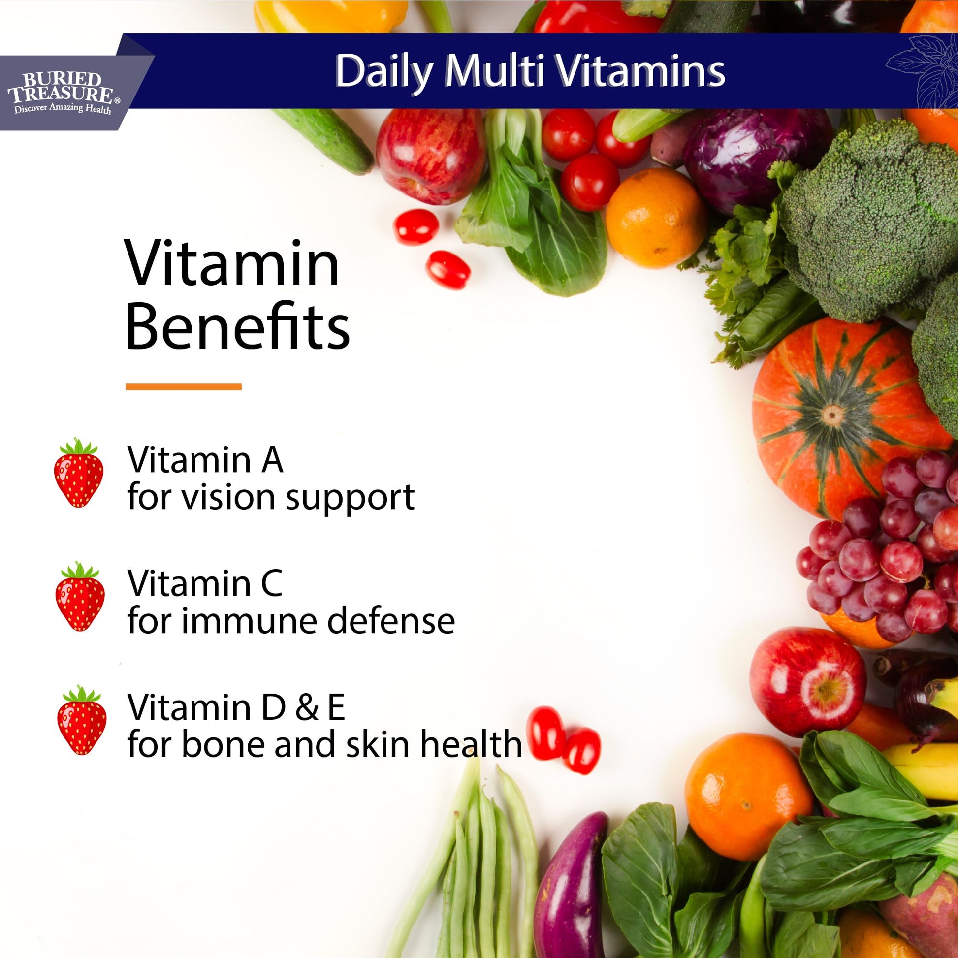 Buried Treasure Daily Nutrition Liquid Multivitamin and Mineral Supplement with Trace Minerals, Superfoods, Vitamin A, B-Complex, C, D, E, Methylfolate, Biotin, Magnesium, Zinc, Resveratrol, 32 serv Buried Treasure buy supplements canada