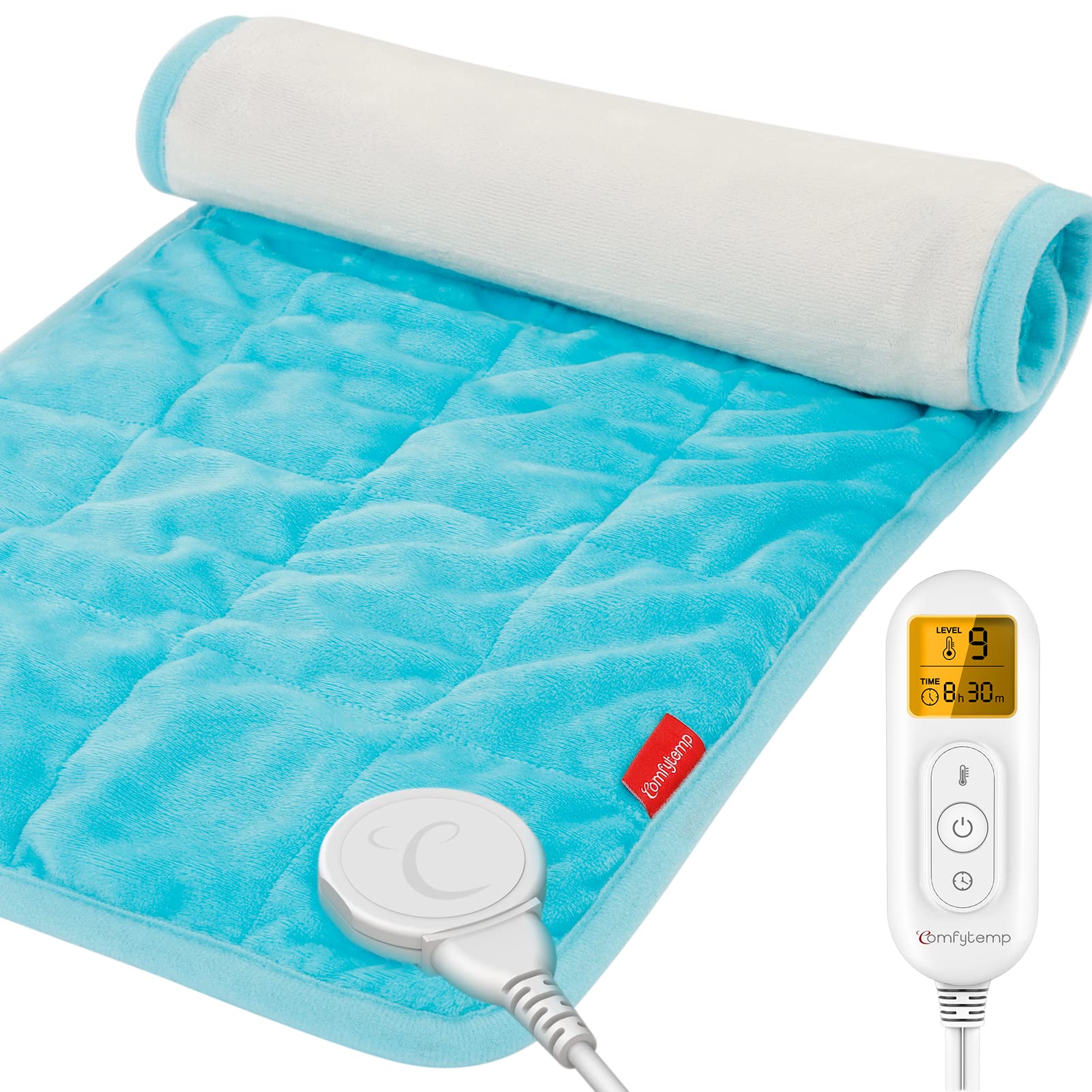 Comfytemp Weighted Heating Pad for Back Pain Relief, FSA/HSA Eligible 2.2lb Electric Heating Comfytemp buy supplements canada