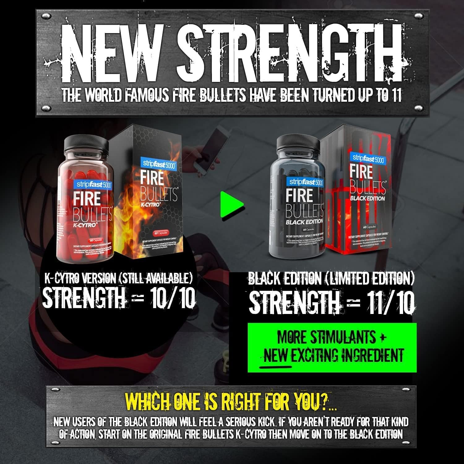 stripfast5000 Fire Bullets Max Strength Black Edition for Women and Men stripfast5000 buy supplements canada