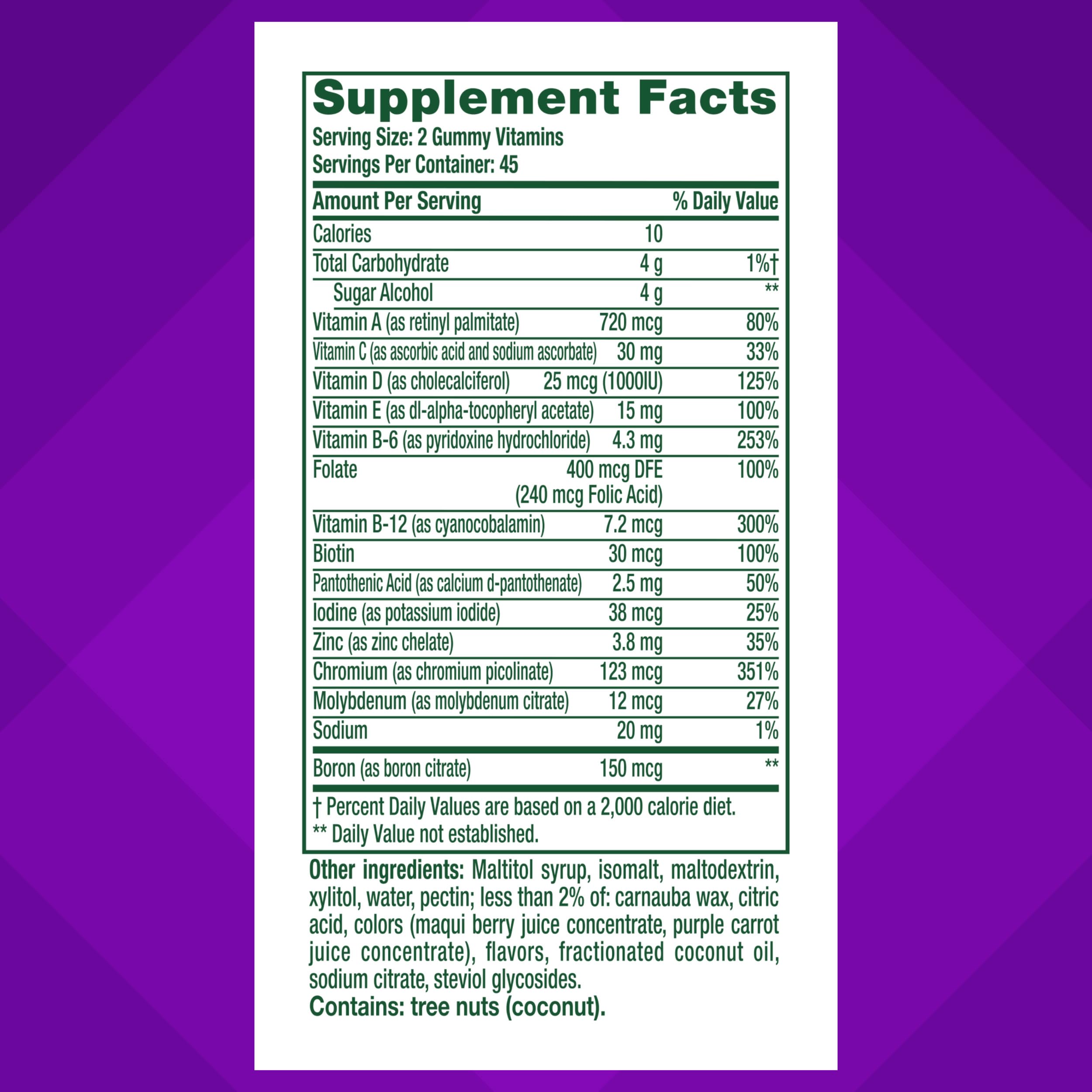 vitafusion Sugar Free Men’s Multi Daily Gummy Multivitamins, Supports Energy Metabolism, Muscle and Immune Health Vitafusion buy supplements canada