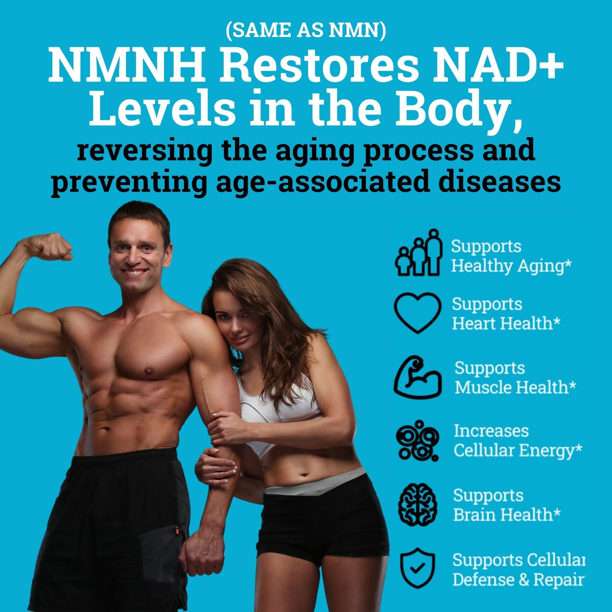 NMNH Supplement 250MG Pure Dihydro-Nicotinamide Mononucleotide (NMN Supplement Alternative with Bioperine® For 3X The Bioavailability) NAD Supplement to Boost NAD+ Levels For Anti-Aging & Energy Black Forest buy supplements canada