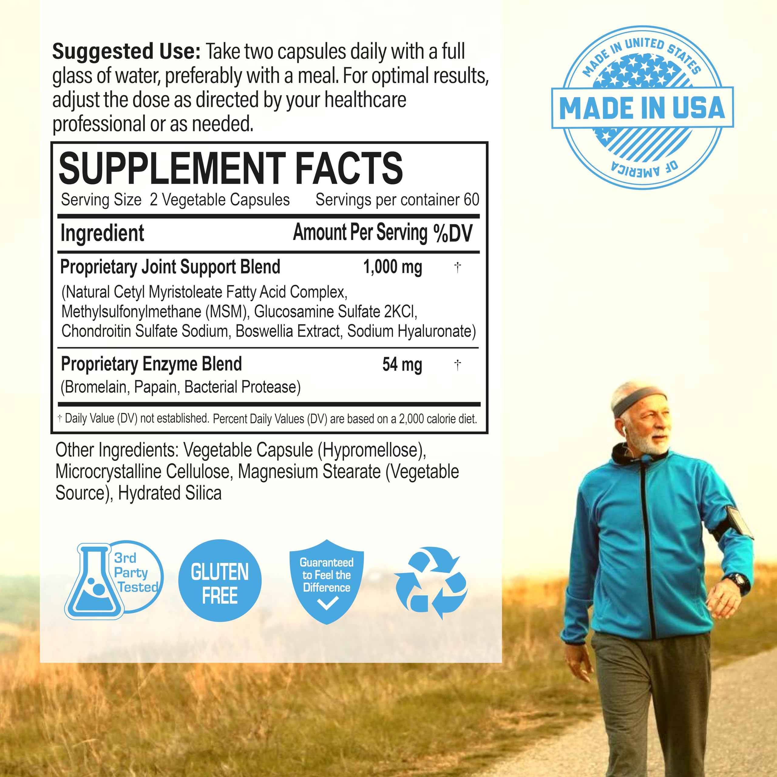 Cetyl Myristoleate Complex, CMO Advanced Joint Mobility & Comfort Formula 120 Capsules NANOWELL buy supplements canada