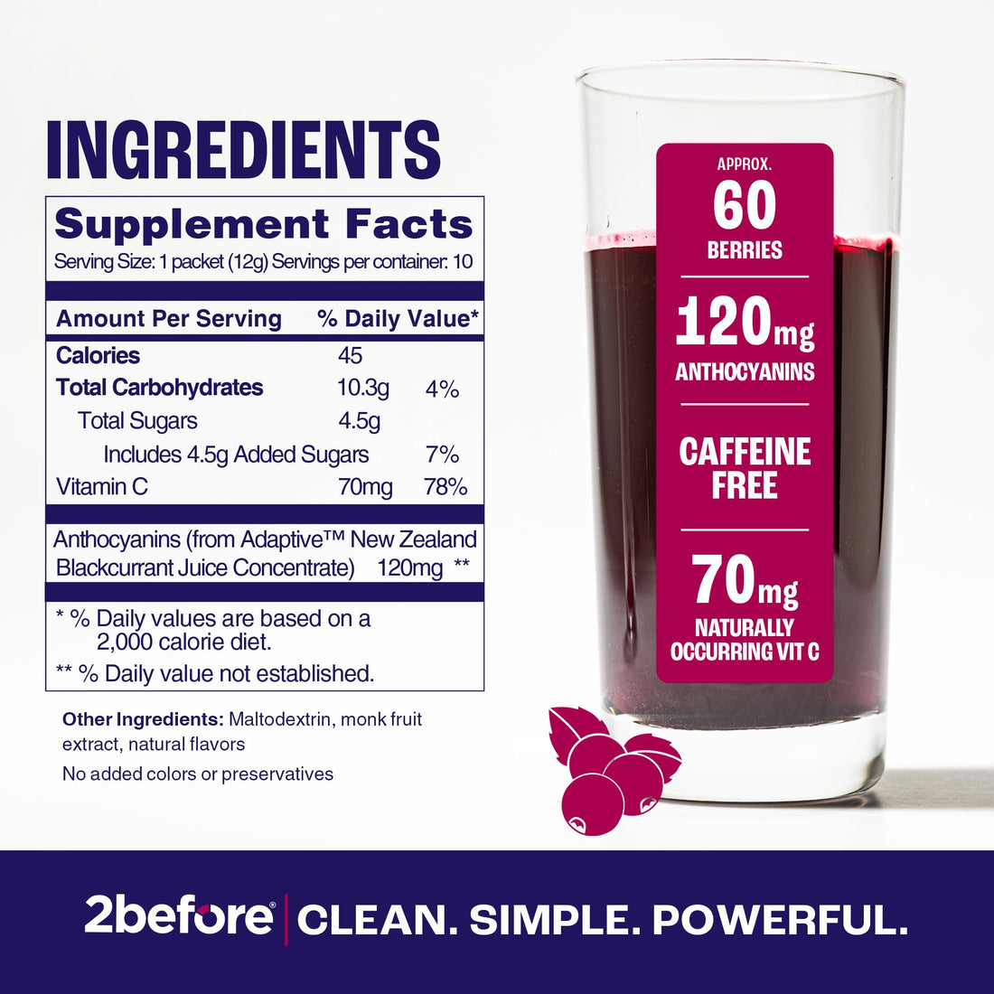 2before Blackcurrant I All Natural Vegan Pre Workout, with 120mg Caffeine I Clean Energy 2before buy supplements canada