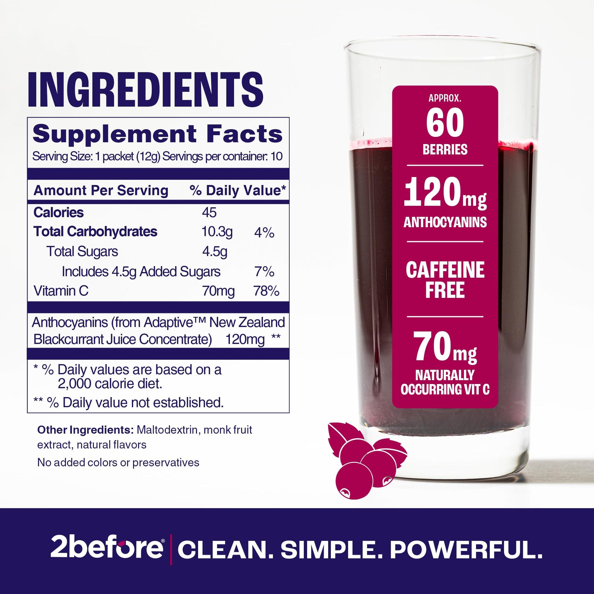 2before Blackcurrant I All Natural Vegan Pre Workout, with 120mg Caffeine I Clean Energy 2before buy supplements canada