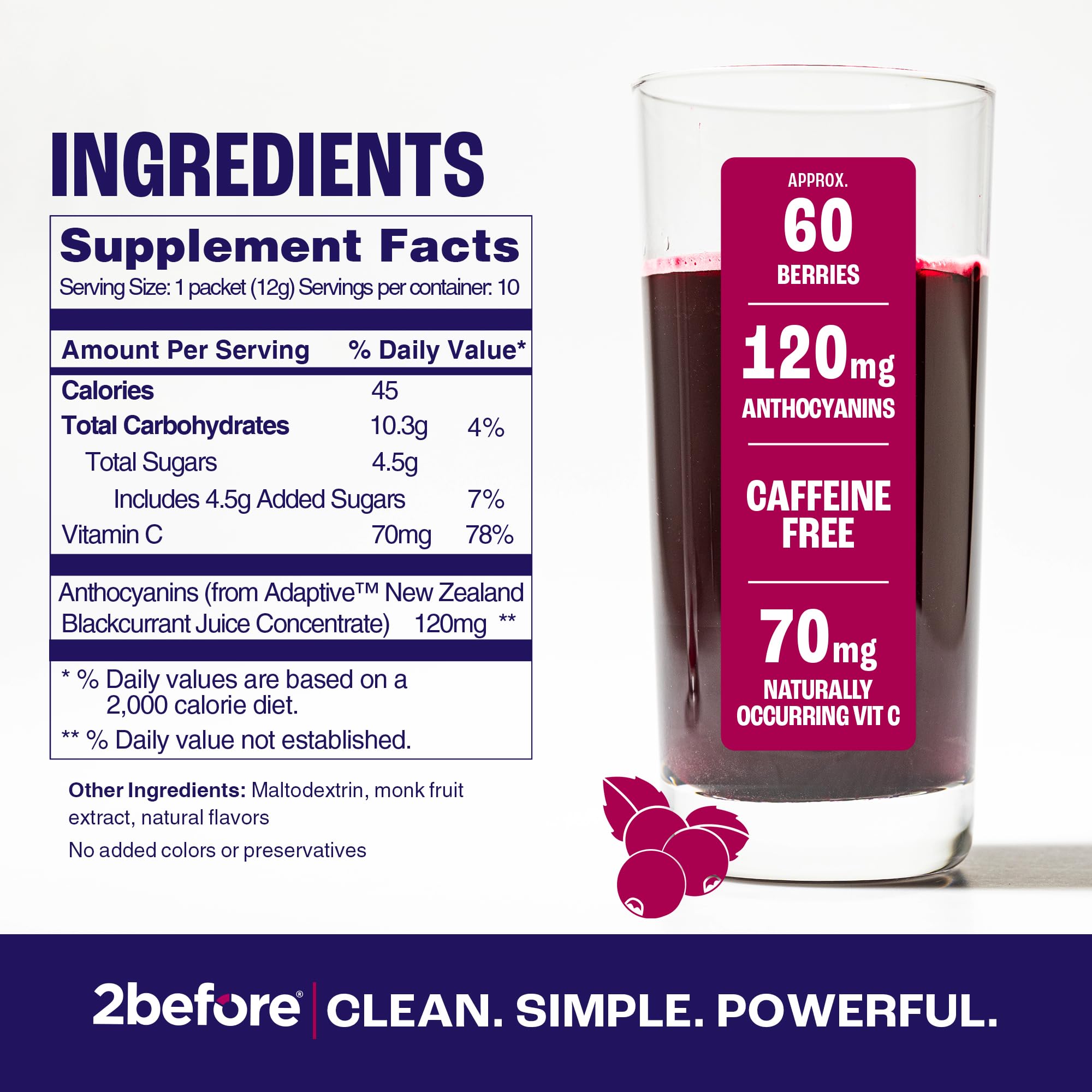 2before Blackcurrant I All Natural Vegan Pre Workout, with 120mg Caffeine I Clean Energy 2before buy supplements canada