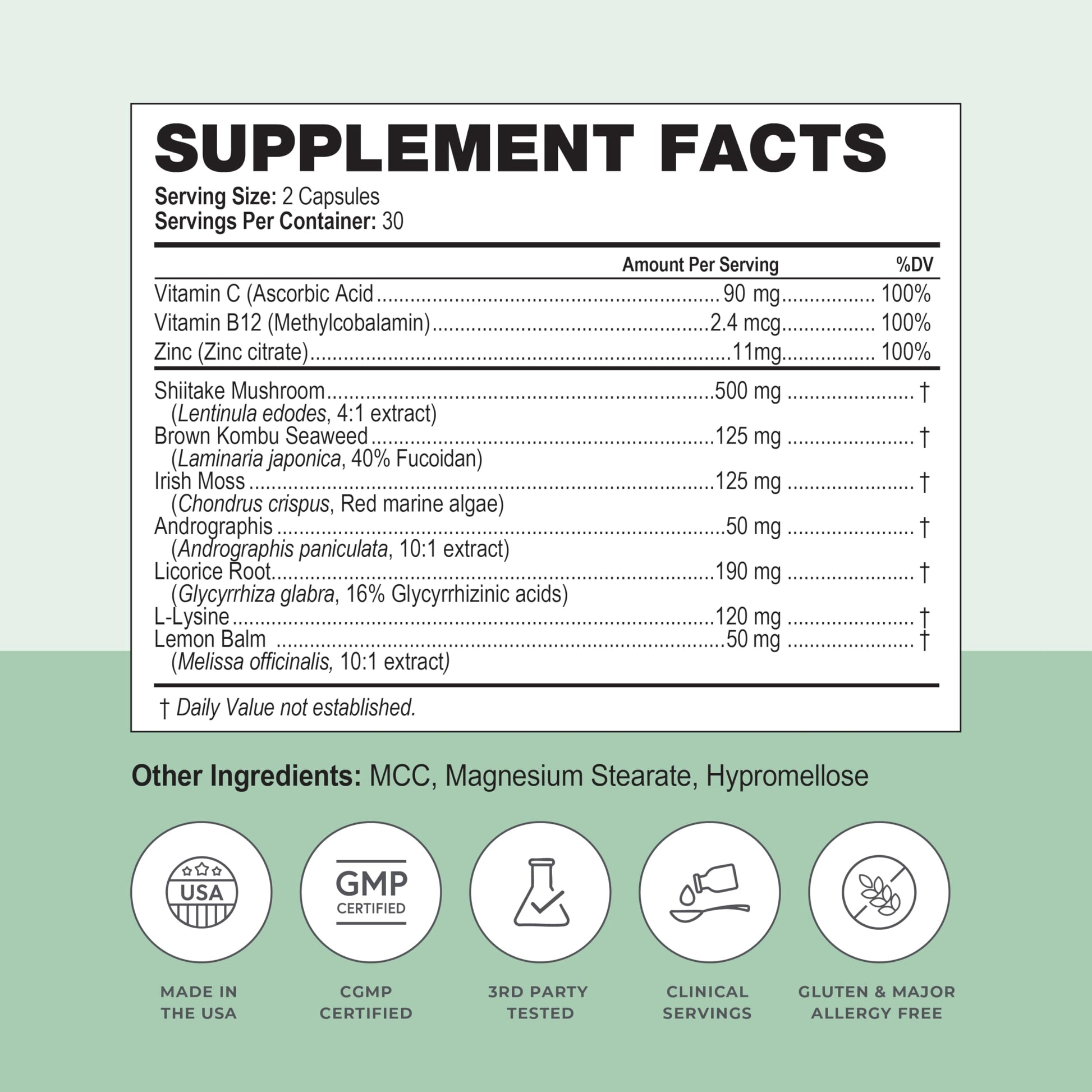 Simplix | Natural Supplement to Strengthen The Immune System | Respond to Outbreaks | Source of Highly Researched Mushroom & Seaweed Polysaccharides 60 Veggie Capsules (1 Pack) Papillex buy supplements canada