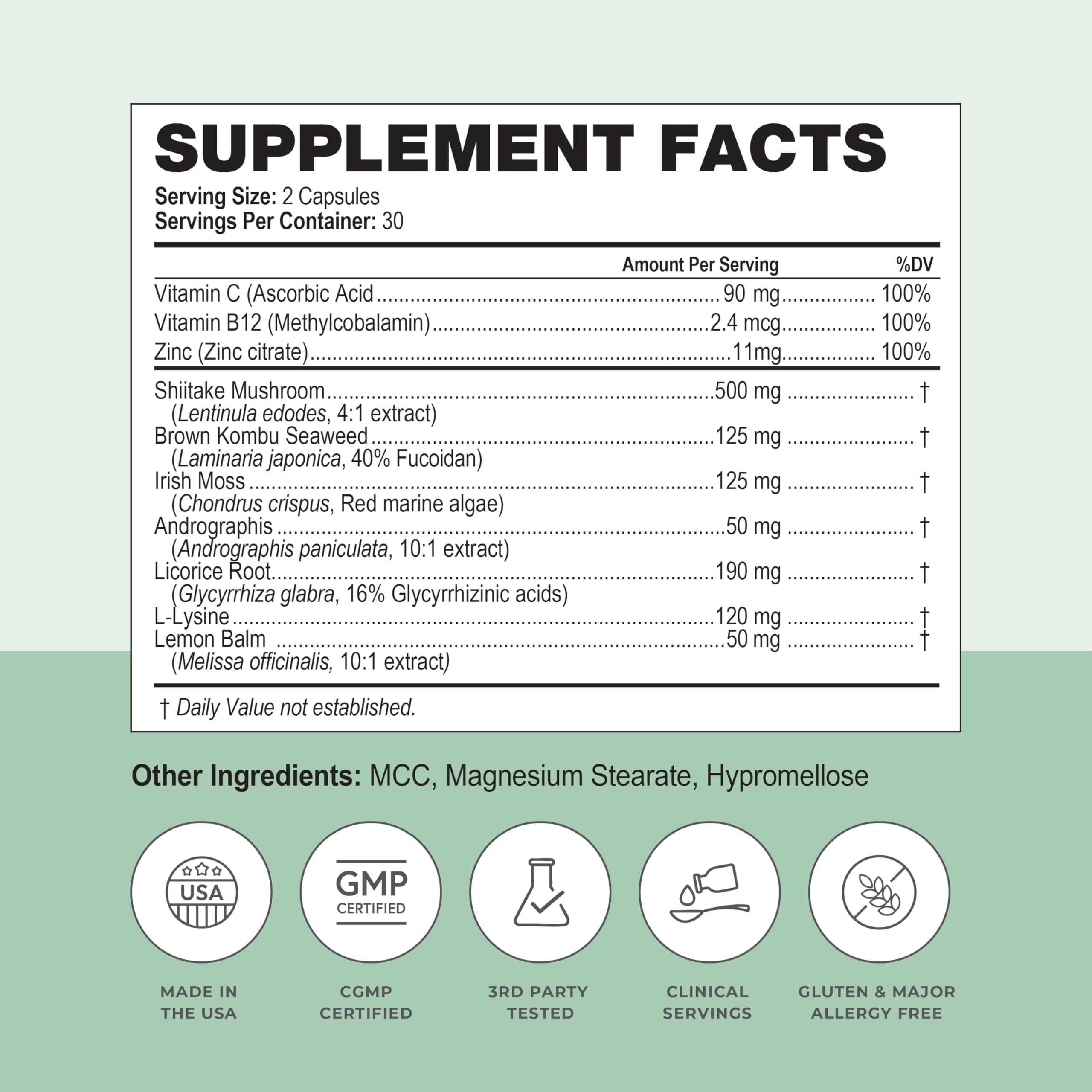 Simplix | Natural Supplement to Strengthen The Immune System | Respond to Outbreaks | Source of Highly Researched Mushroom & Seaweed Polysaccharides 60 Veggie Capsules (1 Pack) Papillex buy supplements canada
