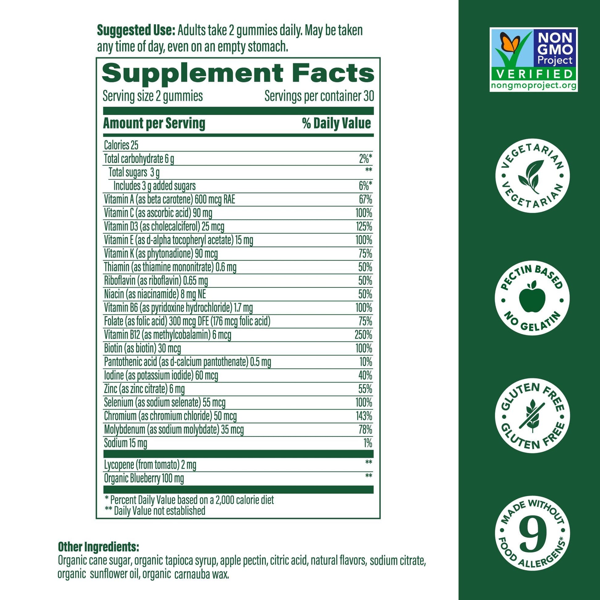 Megafood, Multivitamin Mens Wild Blueberry Gummy, 60 Count MegaFood buy supplements canada