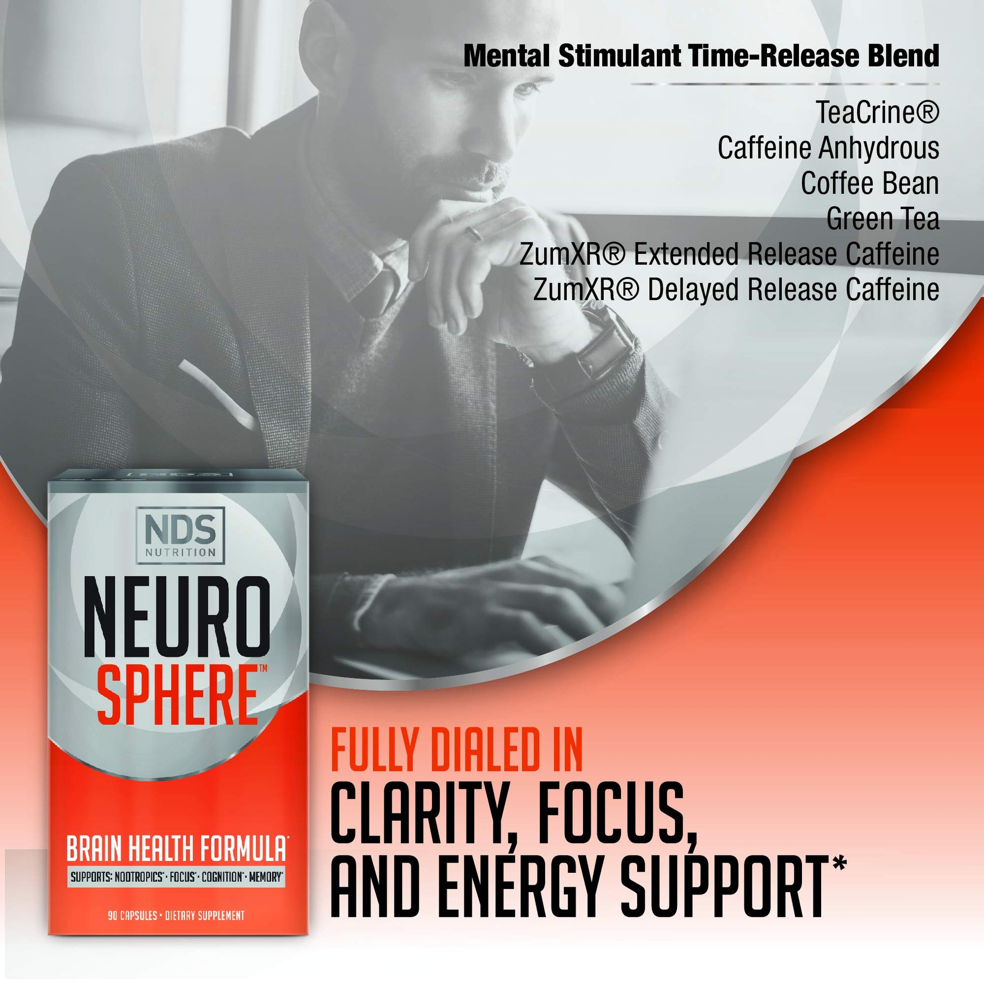 FitLife Brands Nutrition Neuro Sphere - Brain Health Formula - Nootropic, Increase Focus and Energy, Enhance Concentration, Antioxidant and Immunity Support - 90 Capsules FitLife Brands buy supplements canada