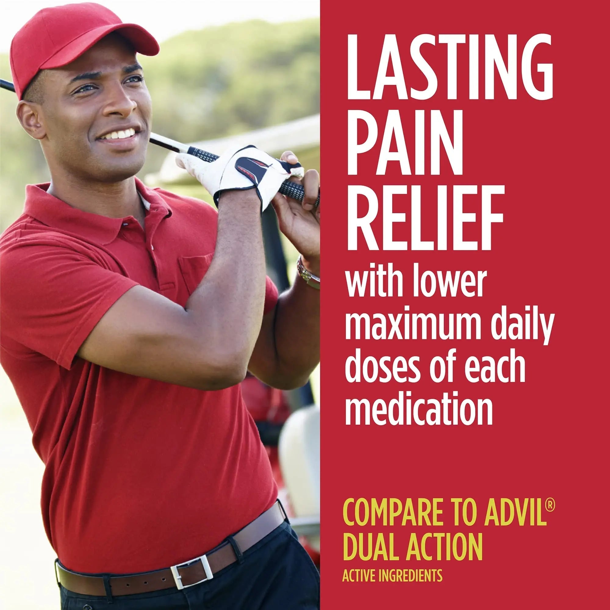 GoodSense Dual Action Acetaminophen 250 mg and Ibuprofen (NSAID) 125 mg Tablets, Pain Reliever for Headache Relief, Arthritis Pain Relief and More, 144 Count GoodSense buy supplements canada