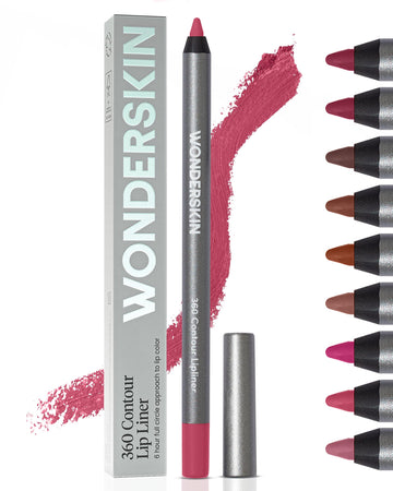 Wonderskin Lipliner Pencil - 360 Contour Lipliner, Long Lasting, Sharpenable, Waterproof and Transfer-Proof Nude Lip Liner Pencil (Rosewood) Wonderskin buy supplements canada
