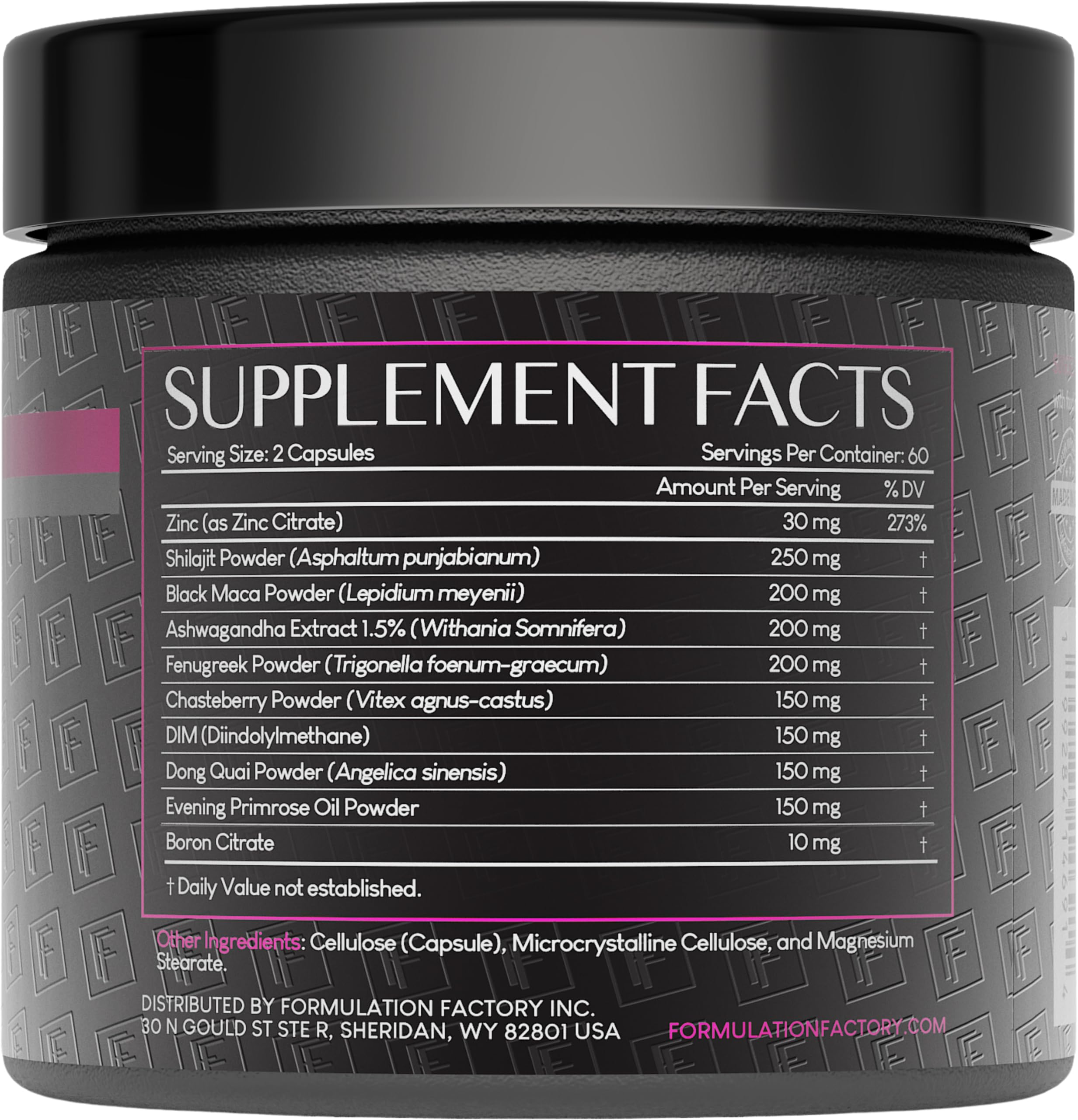 Formulation Factory She's Obsessed: 10-in-1 Hormone Balance Maximizer with Shilajit, Maca, Ashwagandha, DIM, Dong Quai, Zinc & More for Vitality & Balance – 120 Capsules 2 Months Formulation Factory buy supplements canada