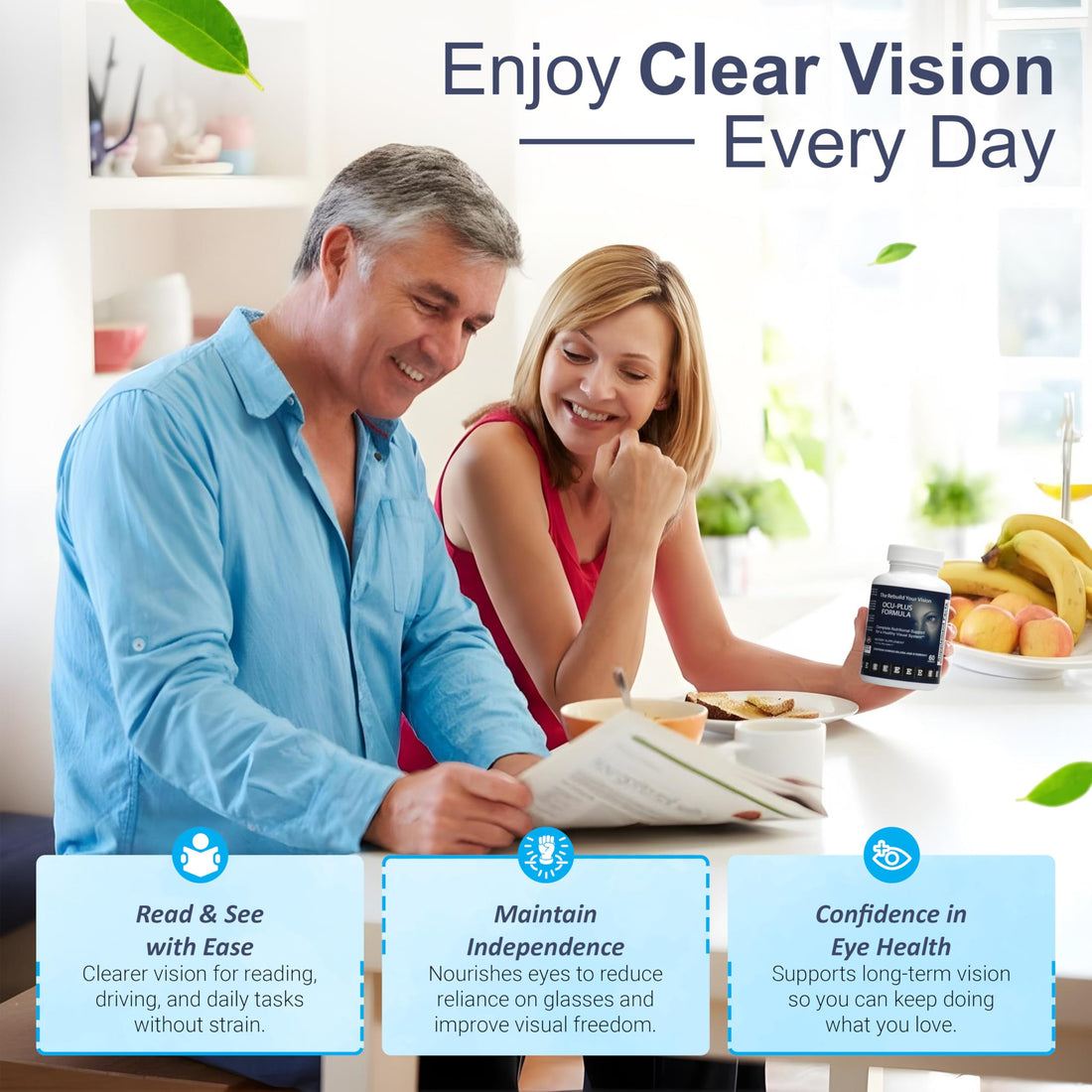 Rebuild Your Vision Ocu-Plus Formula – Eye Health Supplement with Lutein & Zeaxanthin – Supports Visual Clarity, Night Vision & Macular Health – with Bilberry, Ginkgo Biloba & NAC – 60 Capsules Rebuild Your Vision buy supplements canada