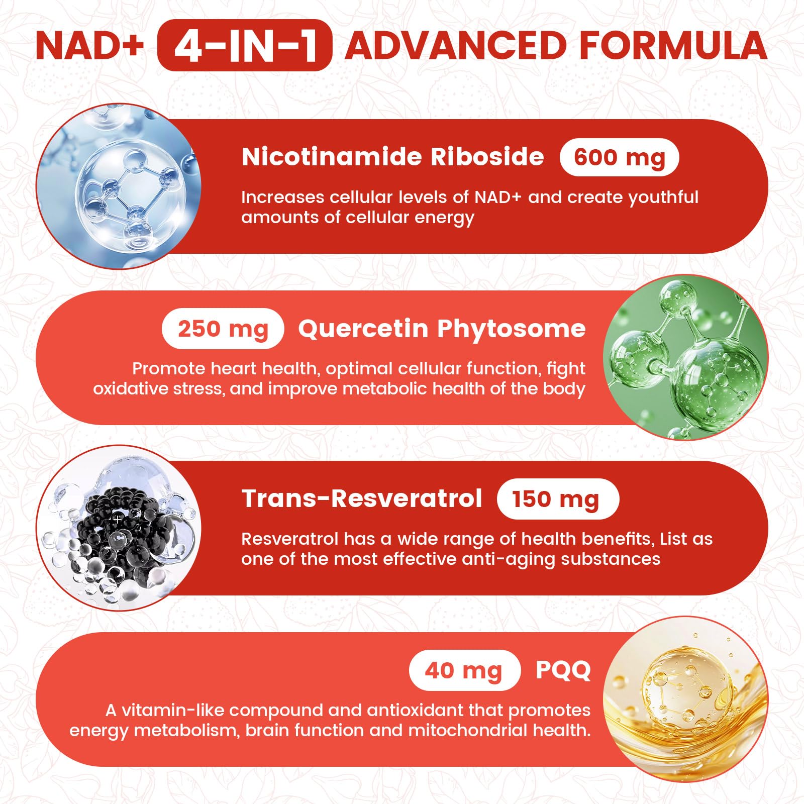 NIUSISE NAD Supplement, NAD+ Liquid, 1000mg Enhanced Formula with PQQ, Nicotinamide Riboside & Resveratrol, Advanced Anti-Aging Support for Men & Women, Sustained Energy, Vitality Boost (30 Packets) NIUSISE buy supplements canada