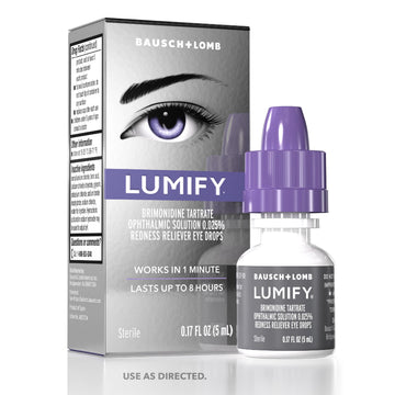 LUMIFY Eye Drops for Red Eyes, Redness Reliever for Brighter Looking Eyes, Works in 1 Minute & Lasts Up to 8 Hours, Eye Drops, 0.17 Fl Oz (5 mL) LUMIFY buy supplements canada