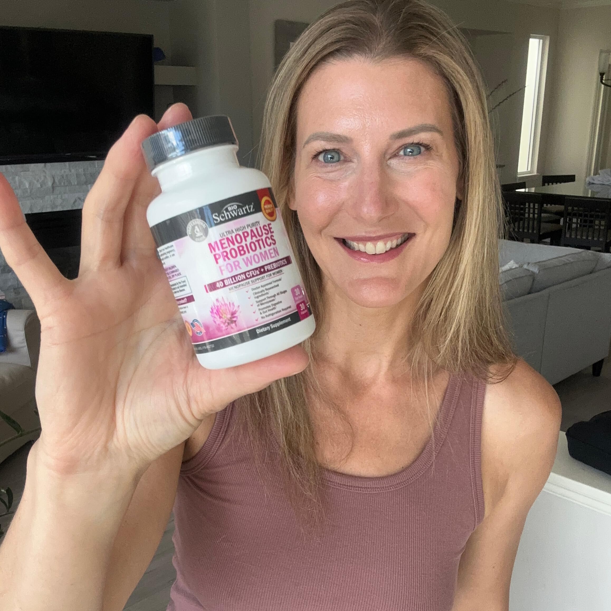 Menopause Supplements for Women - 40 Billion CFU Menopause Probiotics for Women - Support for Hot Flashes Night Sweats Mood Swings and Balance - Non-GMO, 30 Easy-Swallow Capsules, 30 Servings BioSchwartz buy supplements canada