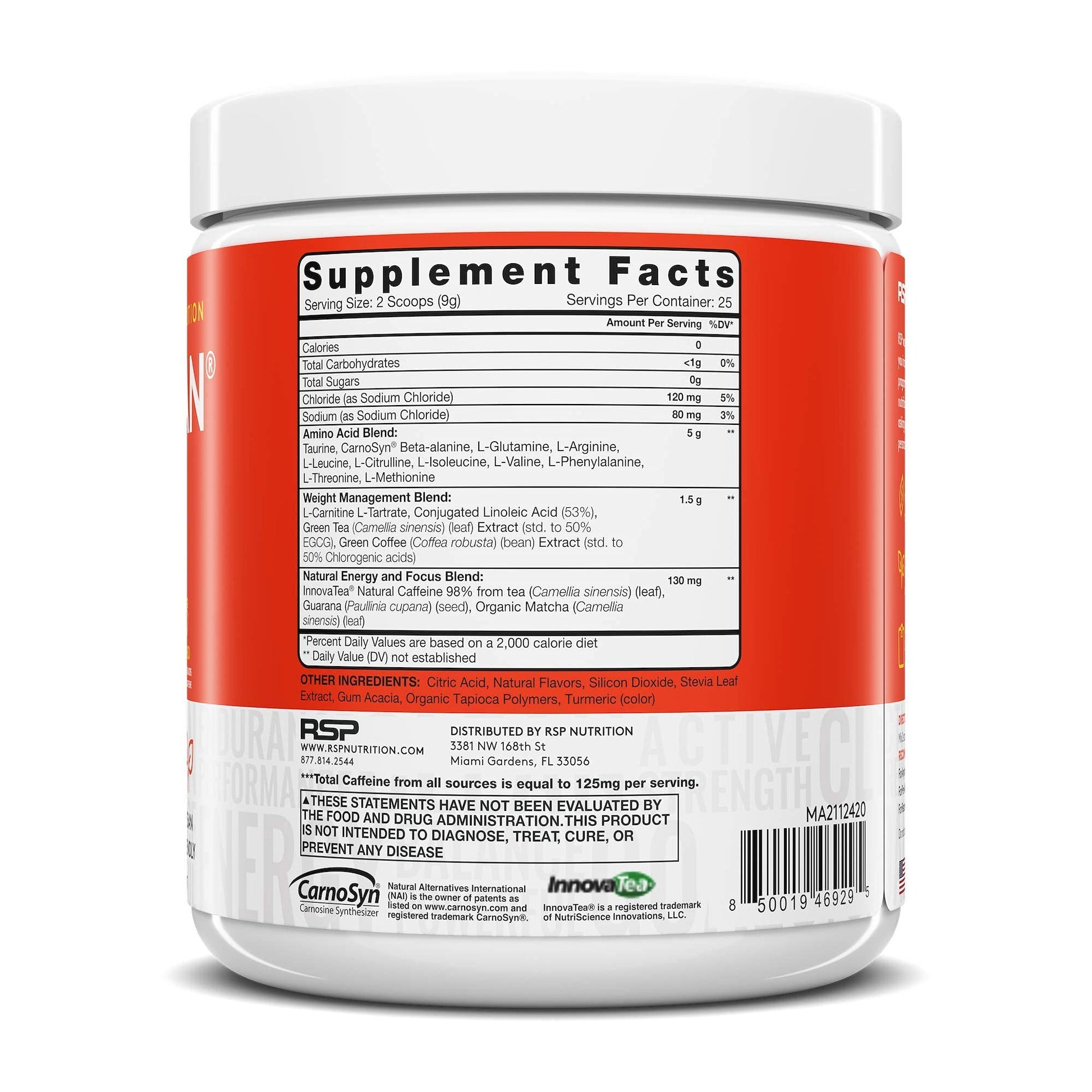 RSP NUTRITION Vegan AminoLean Pre Workout Energy (Mango 25 Servings) with AminoLean RSP NUTRITION buy supplements canada