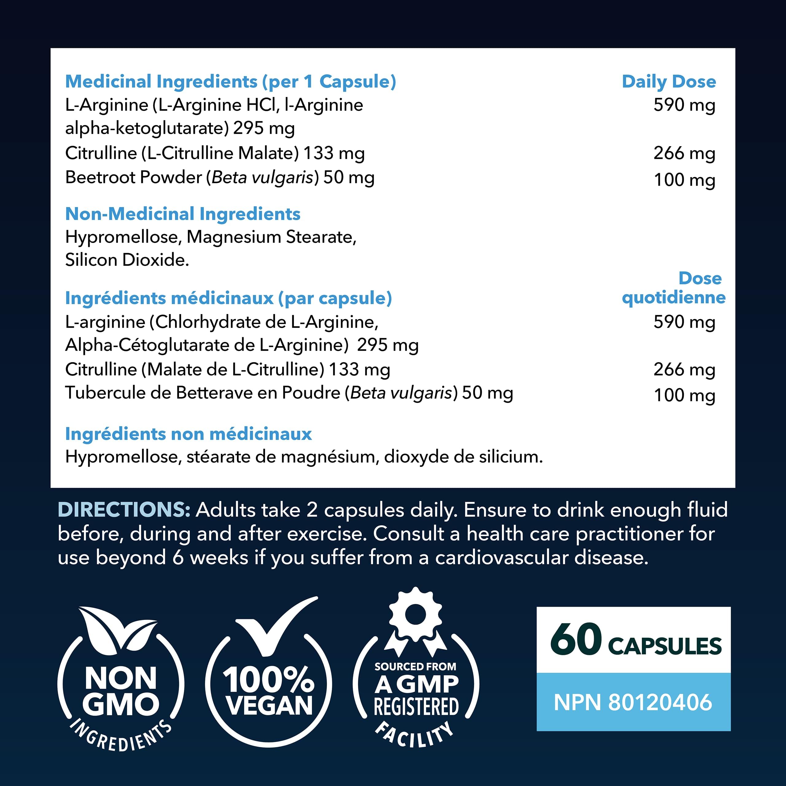 Extra Strength L Arginine - 1200mg Nitric Oxide Supplement for Muscle HAVASU NUTRITION buy supplements canada