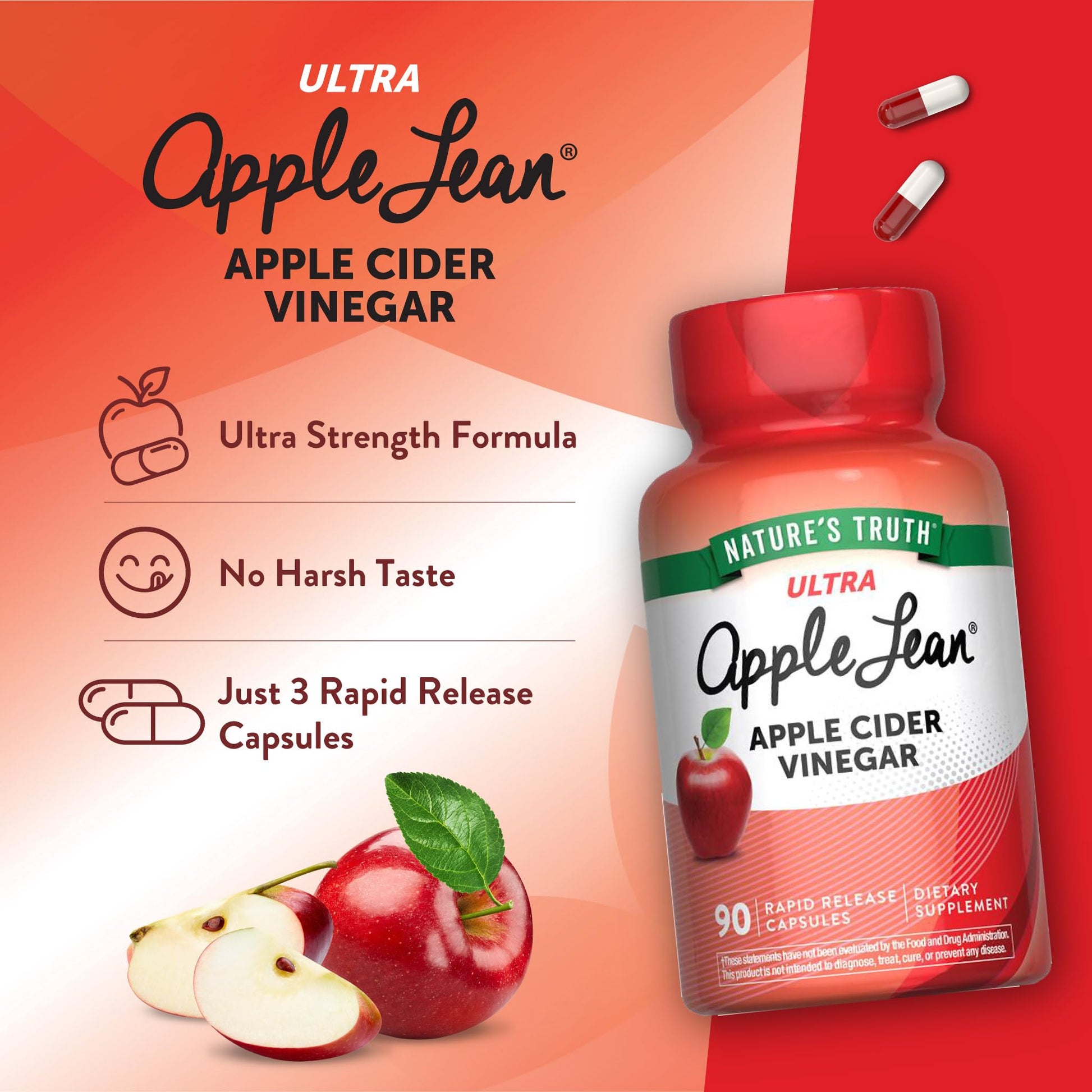 Nature's Truth Apple Cider Vinegar Pills | 90 Capsules | Non-GMO & Gluten Free Supplement Nature's Truth buy supplements canada