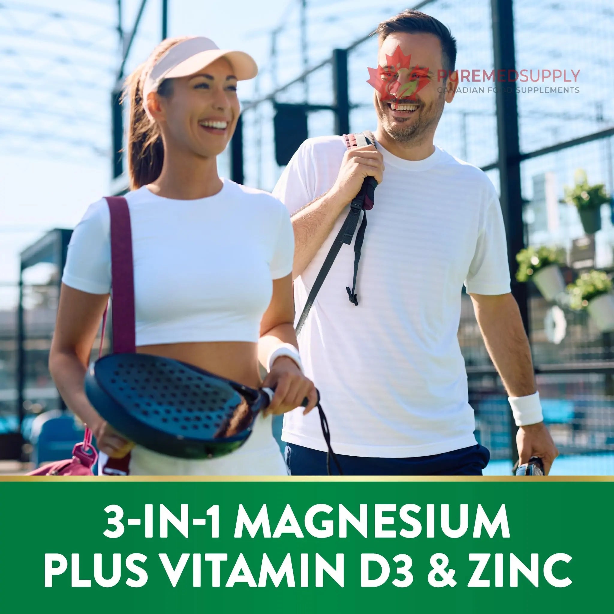 Nature's Truth Triple Magnesium Complex Supplement | 60 Capsules | Glycinate, Citrate & Malate | with D3 & Zinc | Vegetarian, Non-GMO, & Gluten Free Nature's Truth buy supplements canada