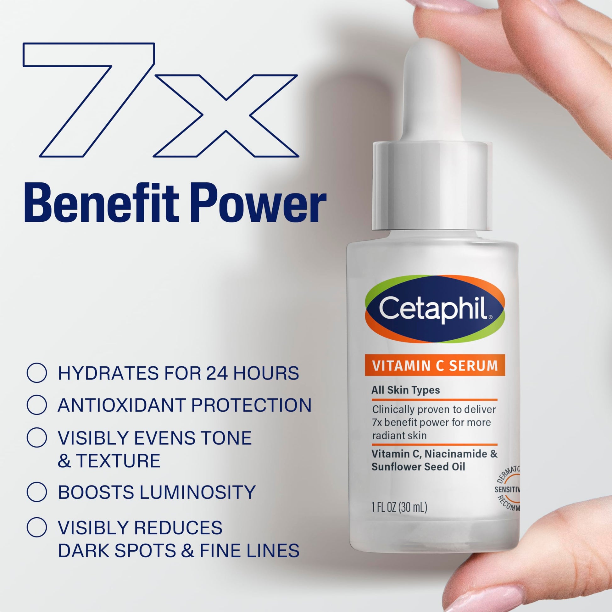 Cetaphil Vitamin C Serum, Visibly Reduces Look of Dark Spots and Hyperpigmentation, Formulated with Niacinamide Cetaphil buy supplements canada