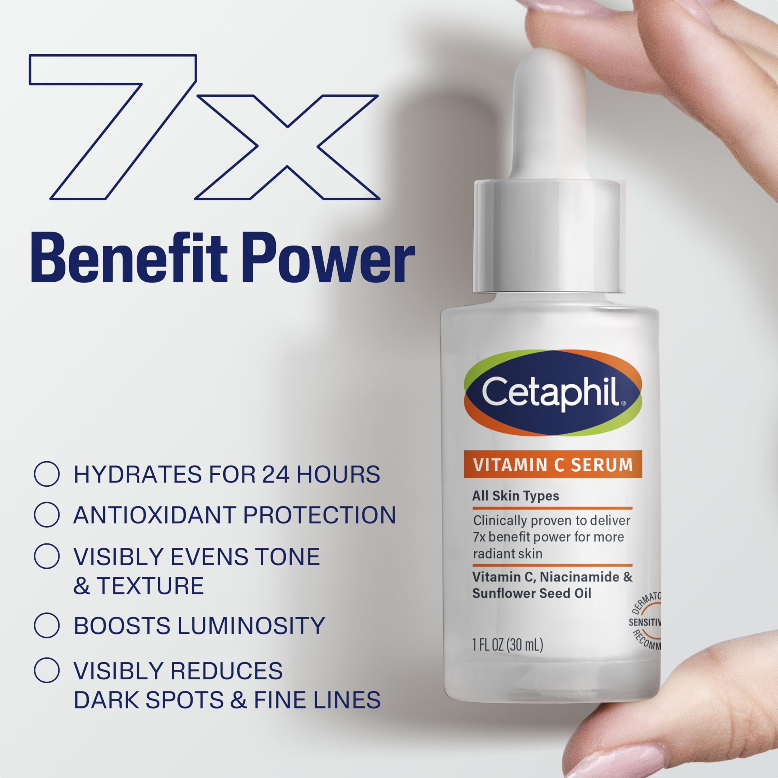 Cetaphil Vitamin C Serum, Visibly Reduces Look of Dark Spots and Hyperpigmentation, Formulated with Niacinamide Cetaphil buy supplements canada
