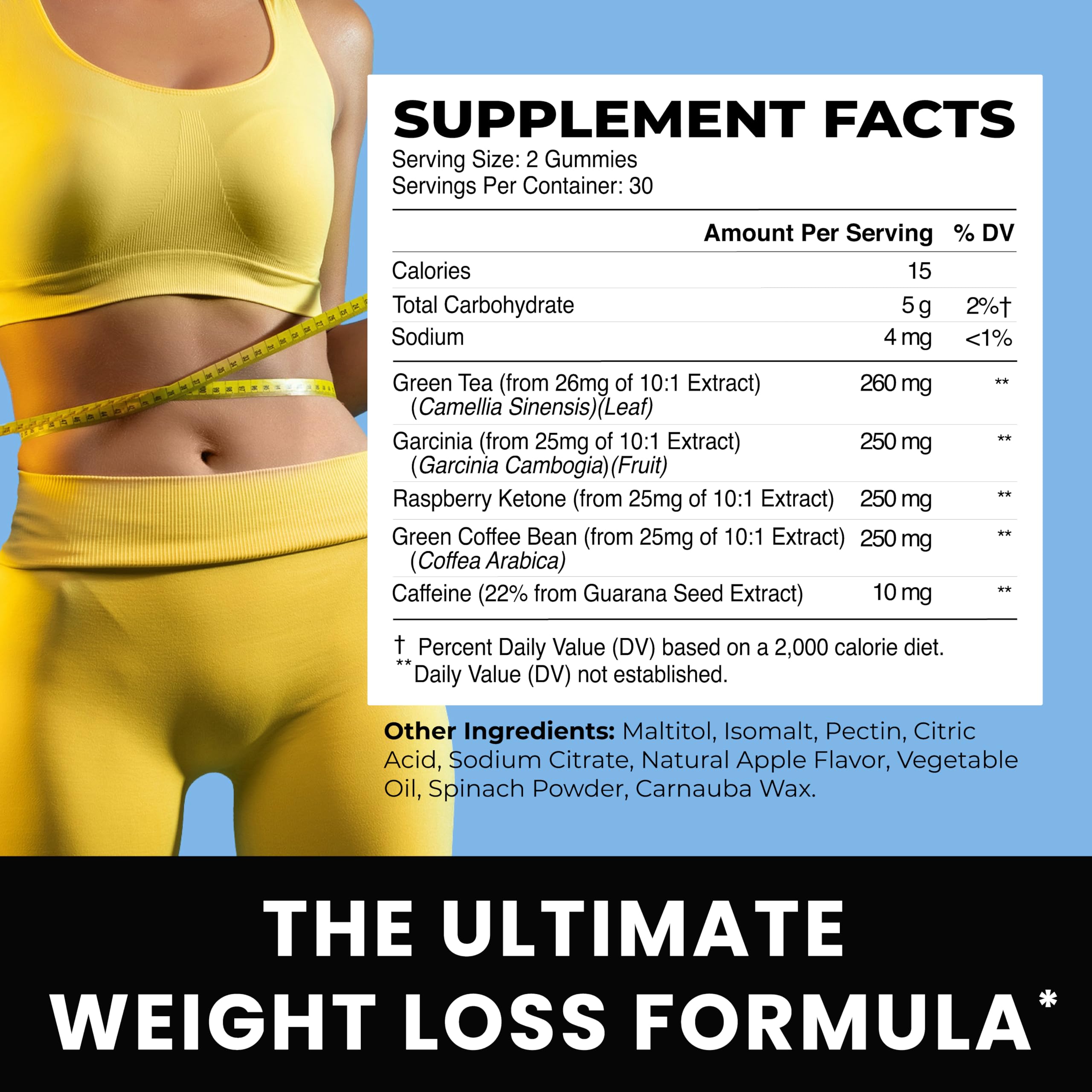 Morning Fat Burner Gummies for Weight Loss for Women & Men | Thermogenic Belly Nobi Nutrition buy supplements canada