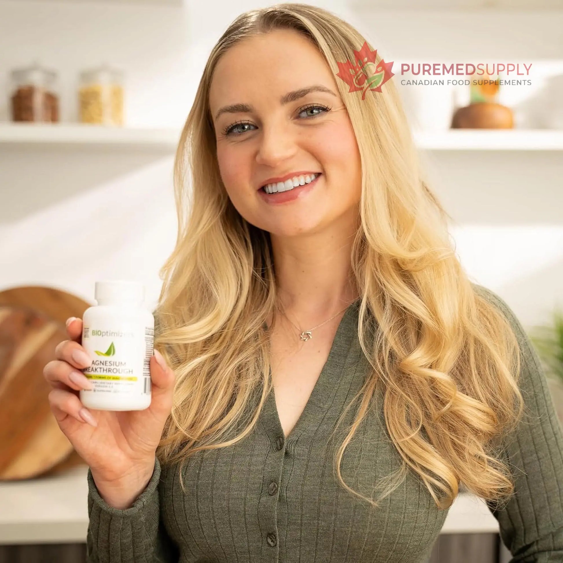BIOptimizers Magnesium Breakthrough Supplement with 500mg - 7 Forms of Magnesium: Glycinate, Malate, Citrate, and More - Natural Support for Sleep and Cognitive Function -30 Capsules- Calming Vitamins BIOptimizers buy supplements canada