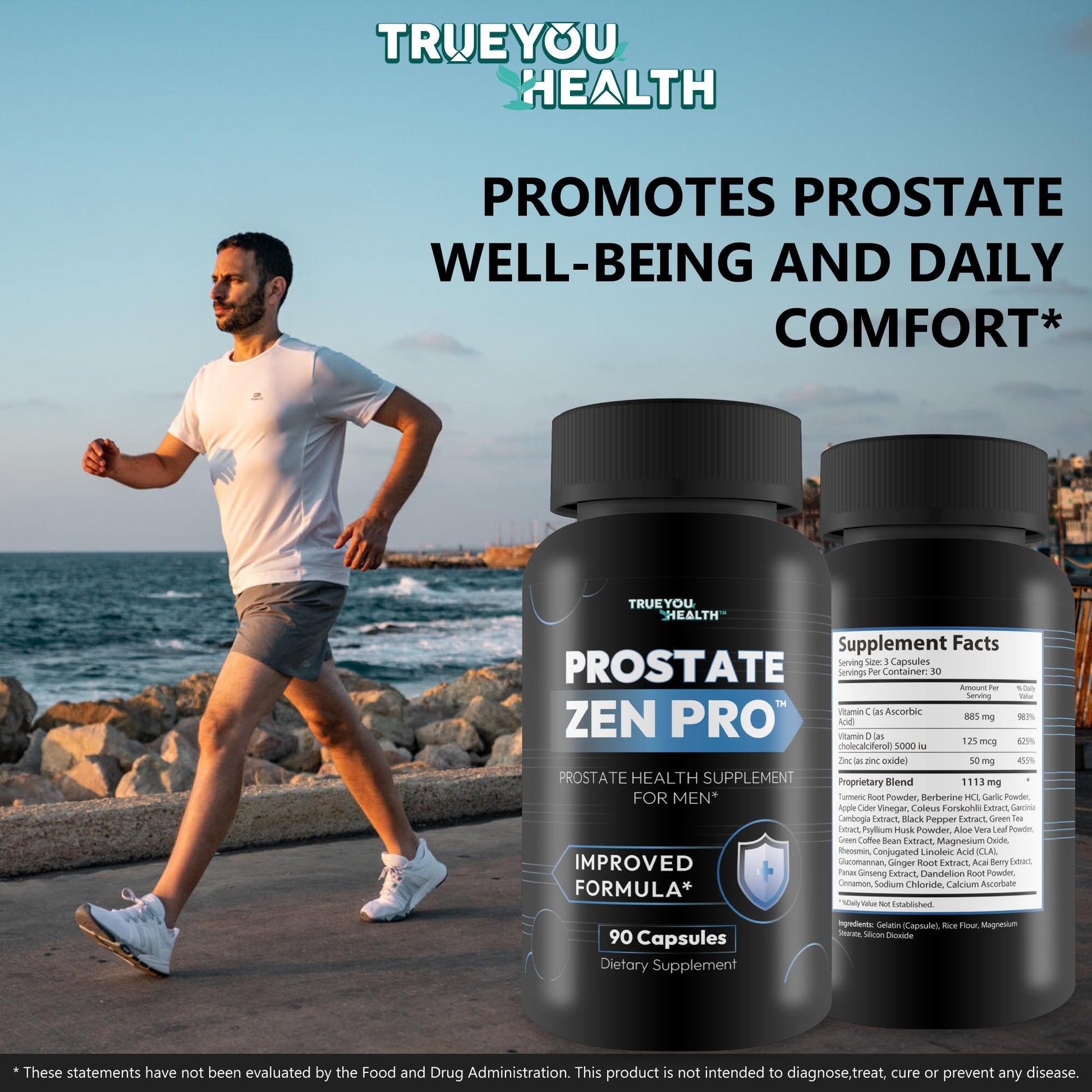 Prostate Zen Pro - Improved Formula - Our Best Prostate Health Supplement for Men - Our Best Prostate Support Supplement for Men’s Health - Natural Prostate Genix ProstaZen True You Health buy supplements canada