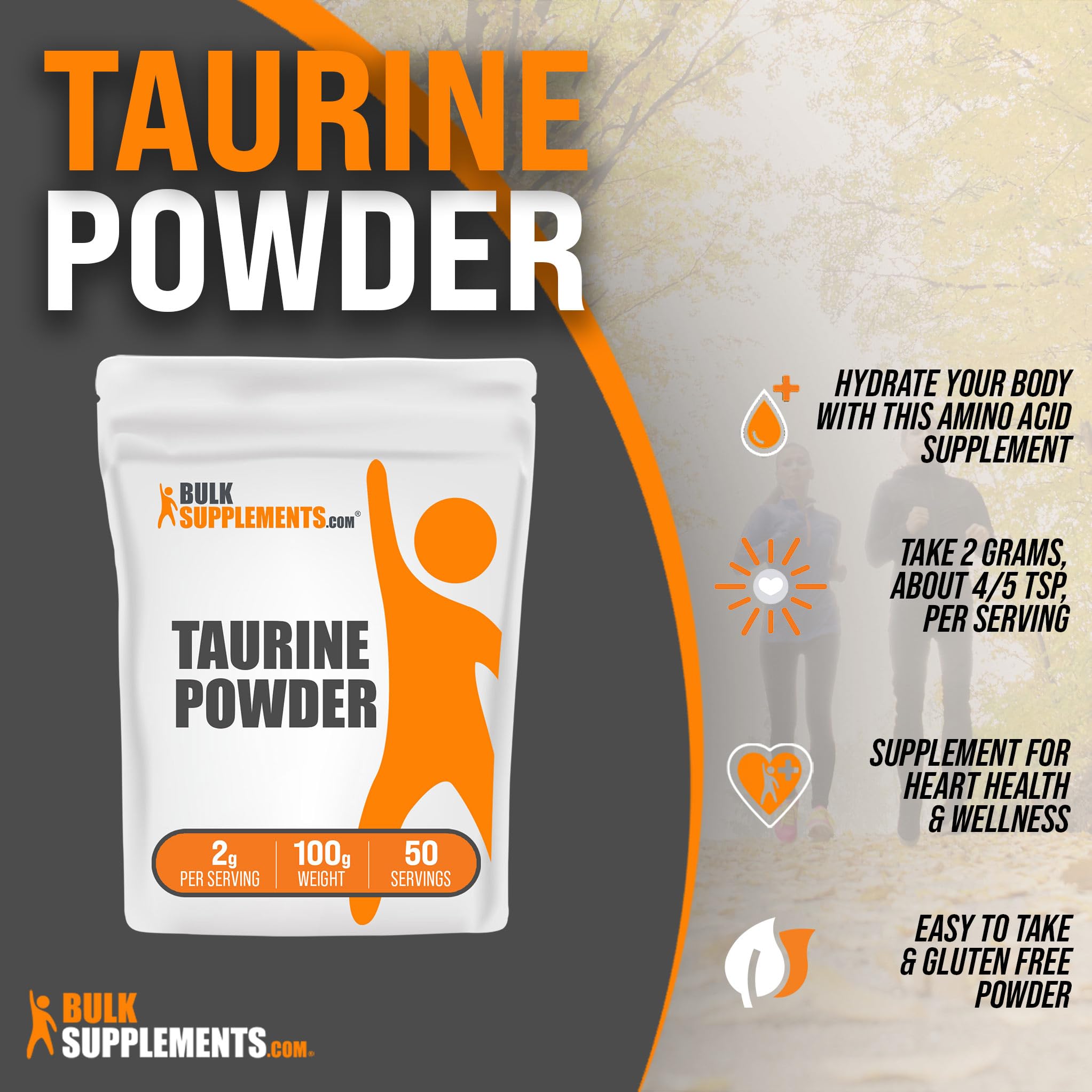 BULKSUPPLEMENTS.COM Taurine Powder - Taurine Supplement, Taurine 2000mg BULKSUPPLEMENTS.COM buy supplements canada