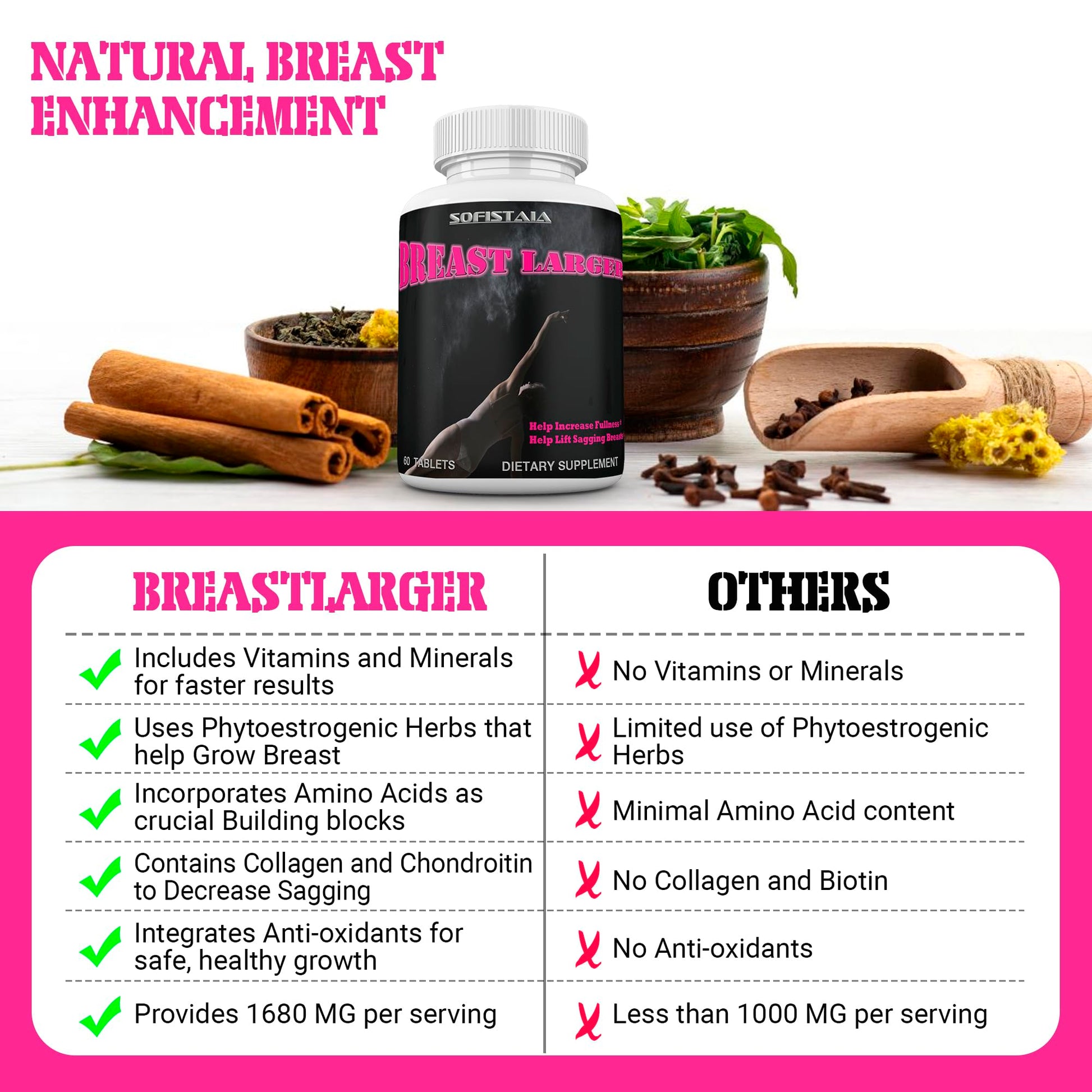 BEAUTIFYEM Breast Larger Breast Enhancement Formula with Natural Ingredients for Bigger Breast Growth and Firmness Pills BEAUTIFYEM buy supplements canada