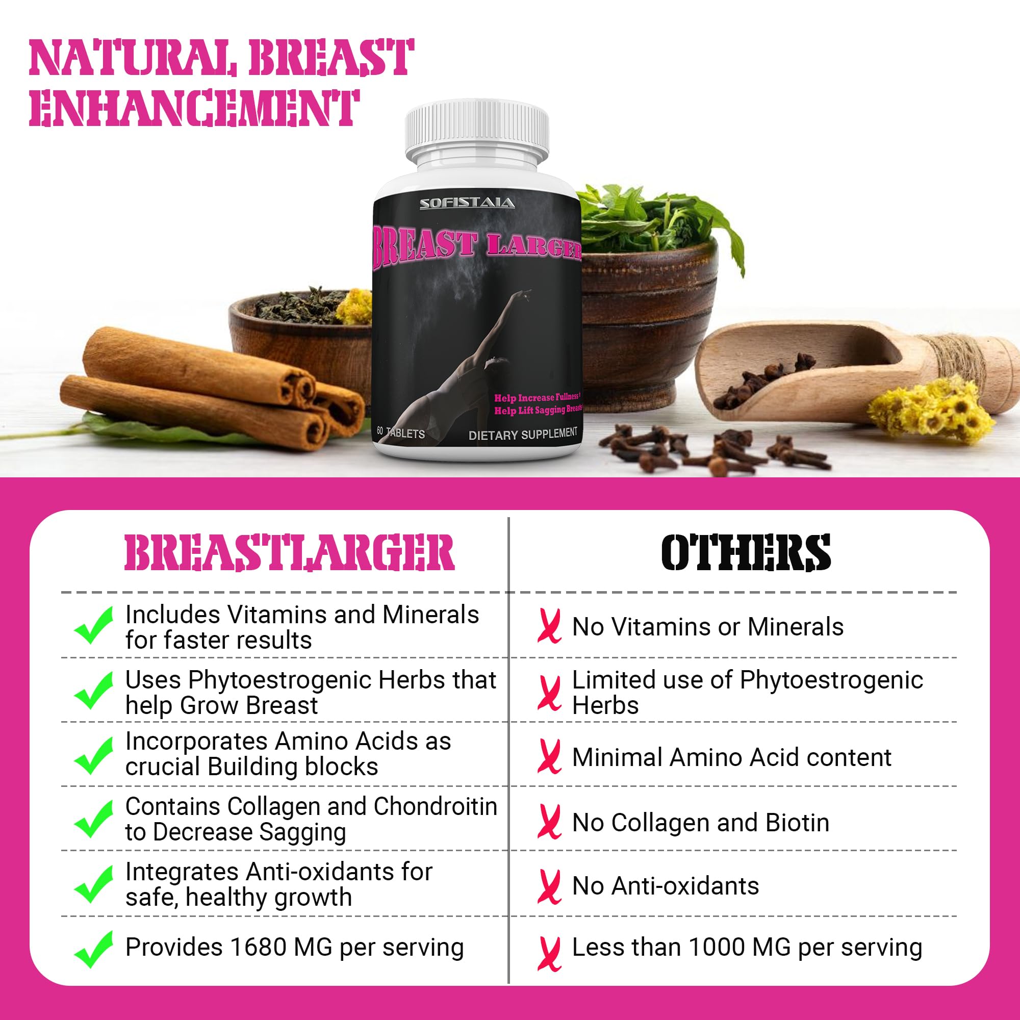 BEAUTIFYEM Breast Larger Breast Enhancement Formula with Natural Ingredients for Bigger Breast Growth and Firmness Pills BEAUTIFYEM buy supplements canada