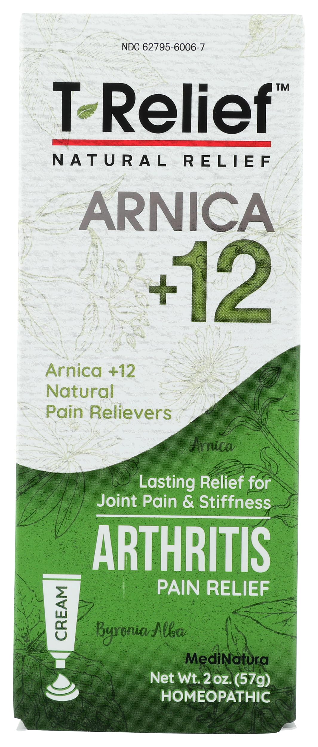 T-Relief Extra Strength Arthritis Cream Arnica +12 Pain Relieving Natural Medicines Help Soothe Soreness Stiffness Aches & Pains in Joints Naturally - 3 oz MediNatura buy supplements canada