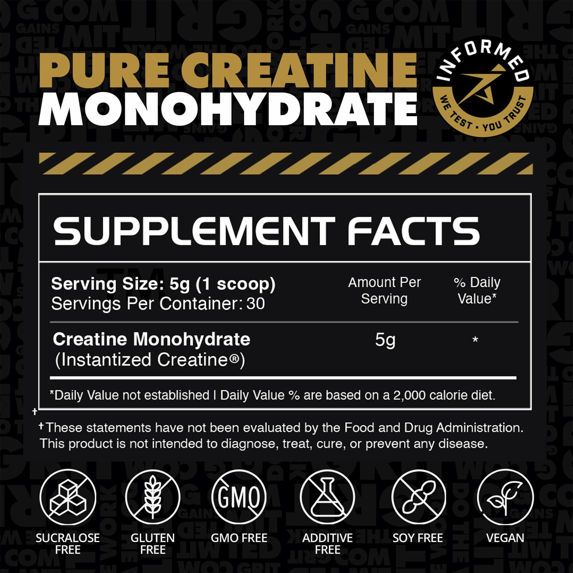 Gains in Bulk Instantized Creatine Monohydrate for Women and Men, Soluble Creatine Powder, Supports Muscle Building, Strength and Performance, Bodybuilding Supplements, Unflavored, 30 Servings GAINS IN BULK GAINSINBULK.COM buy supplements canada