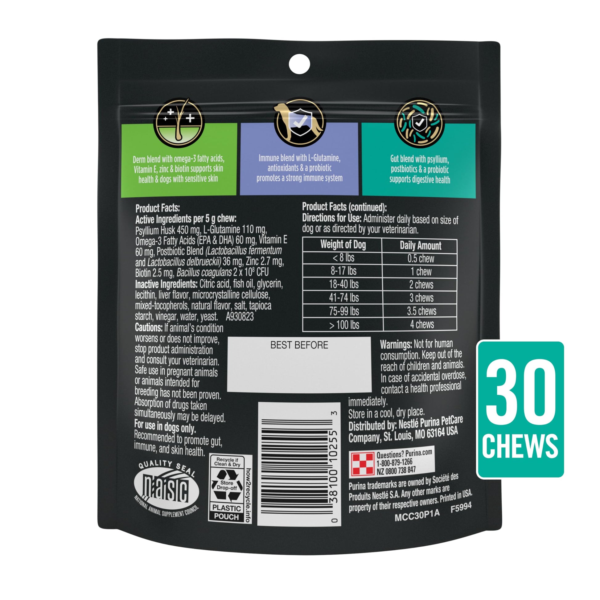 Purina Pro Plan Veterinary Supplements Multi Care Dog Supplements - 30 ct. Pouch Pro Plan Veterinary Diets buy supplements canada