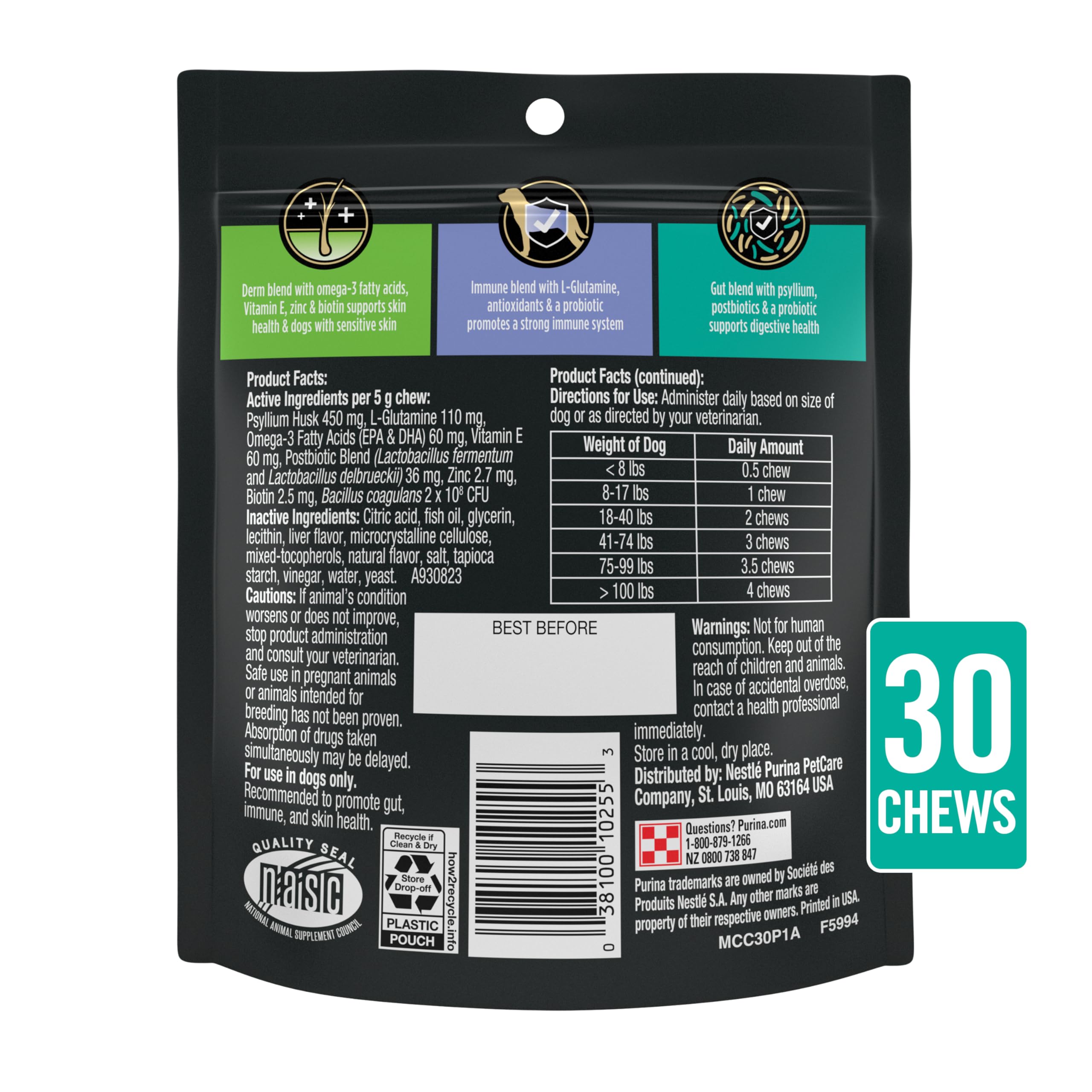 Purina Pro Plan Veterinary Supplements Multi Care Dog Supplements - 30 ct. Pouch Pro Plan Veterinary Diets buy supplements canada