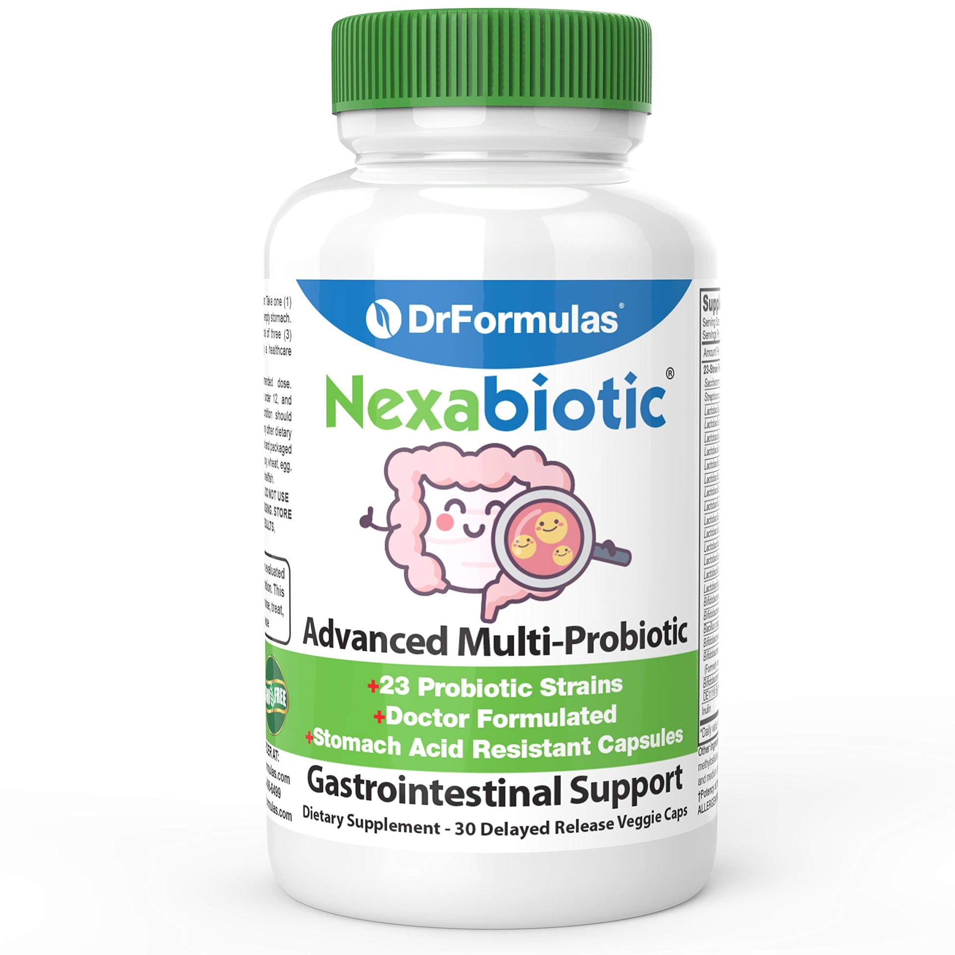 DrFormulas Nexabiotic 23 Multi Probiotic for Women and Men - Dr. formulated with Lactobacillus Acidophilus, Bifidobacterium Infantis, Saccharomyces Boulardii, 17.25 Billion CFUs DrFormulas buy supplements canada