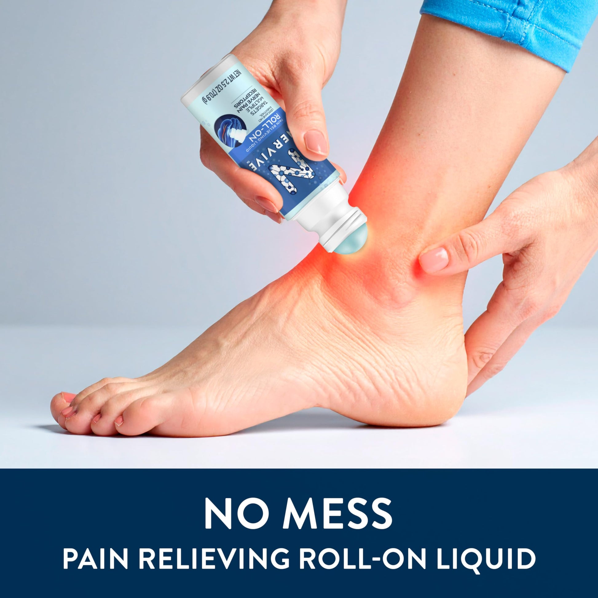 Nervive Pain Relieving Roll On, Lidocaine Roll On, Nervive Pain Relief, Lidocaine Topical, Foot Pain, Leg Pain, Hand Pain, Max Strength Formula, 2.5oz Nervive buy supplements canada