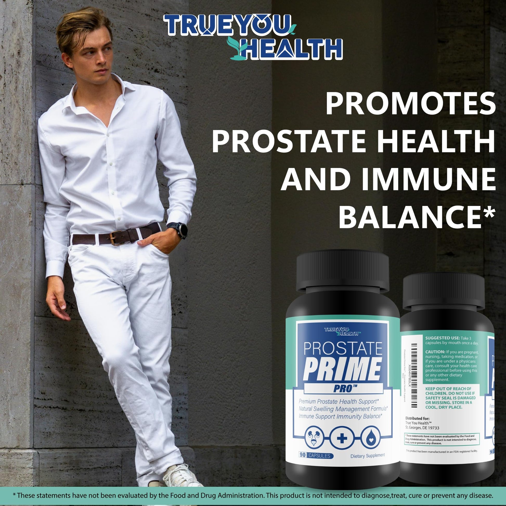 Prostate Prime Pro - Improved Formula - Our Best Prostate Support Supplement For Men’s Health - Natural Prostatitis Prostate Health - Natural Prostate Remedies - Men Prostate Vitamin Prostaprime Pills True You Health buy supplements canada