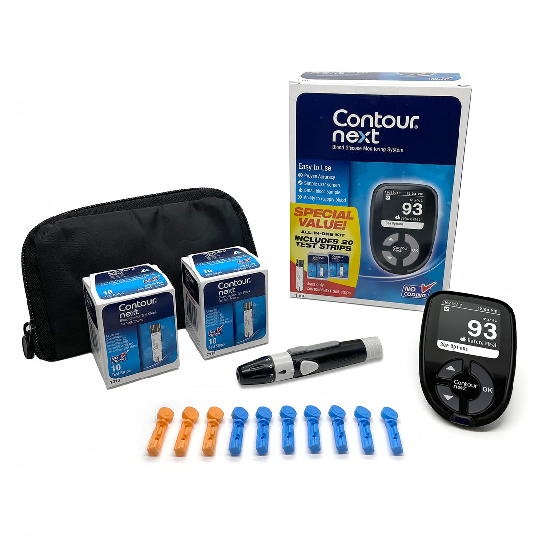 Ascensia Contour Next Blood Glucose Monitoring System – All-in-One Kit Heath Secret buy supplements canada