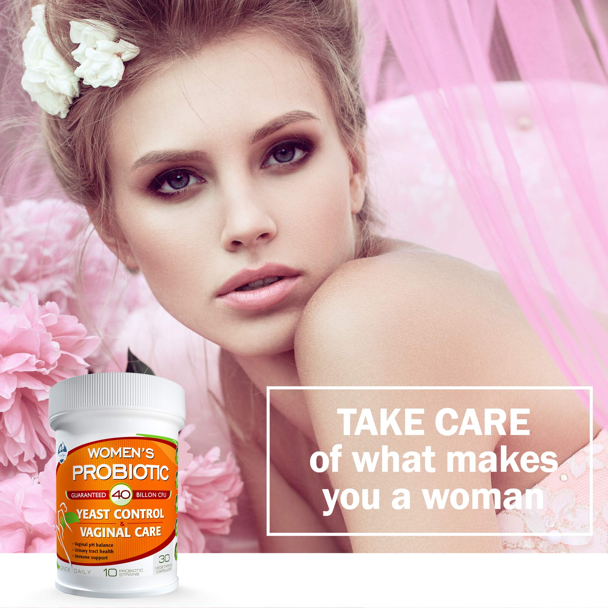 TAIGASEA Probiotics for Women, 40 Billion CFU, 10 Strains for Yeast Control, Vaginal and Urinary Tract Health TAIGASEA buy supplements canada