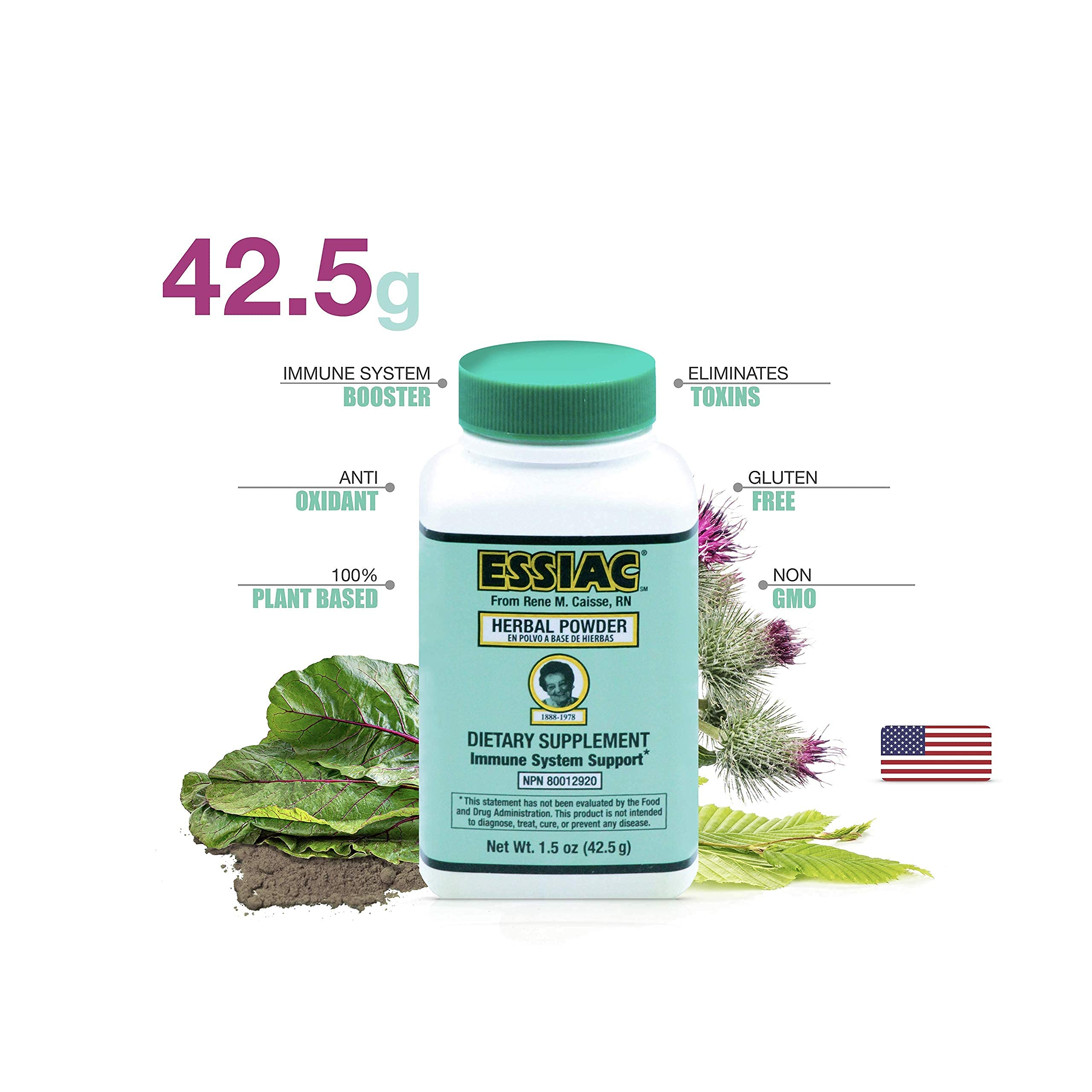 Essiac All-Natural Tea Powder & Organic Wild-Crafted Daily Drops | Detoxify Liver, Blood & Lymph Node Essiac buy supplements canada