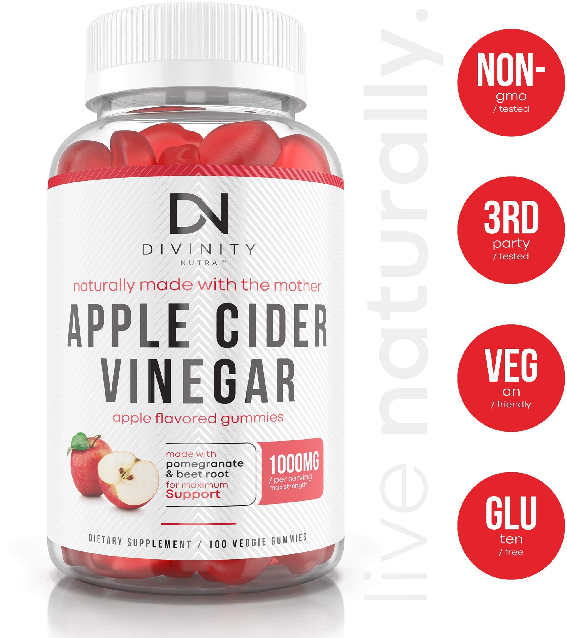 Apple Cider Vinegar Gummies for Weight Loss - Nutritional Supplement for Detox, Cleanse Divinity Nutra buy supplements canada