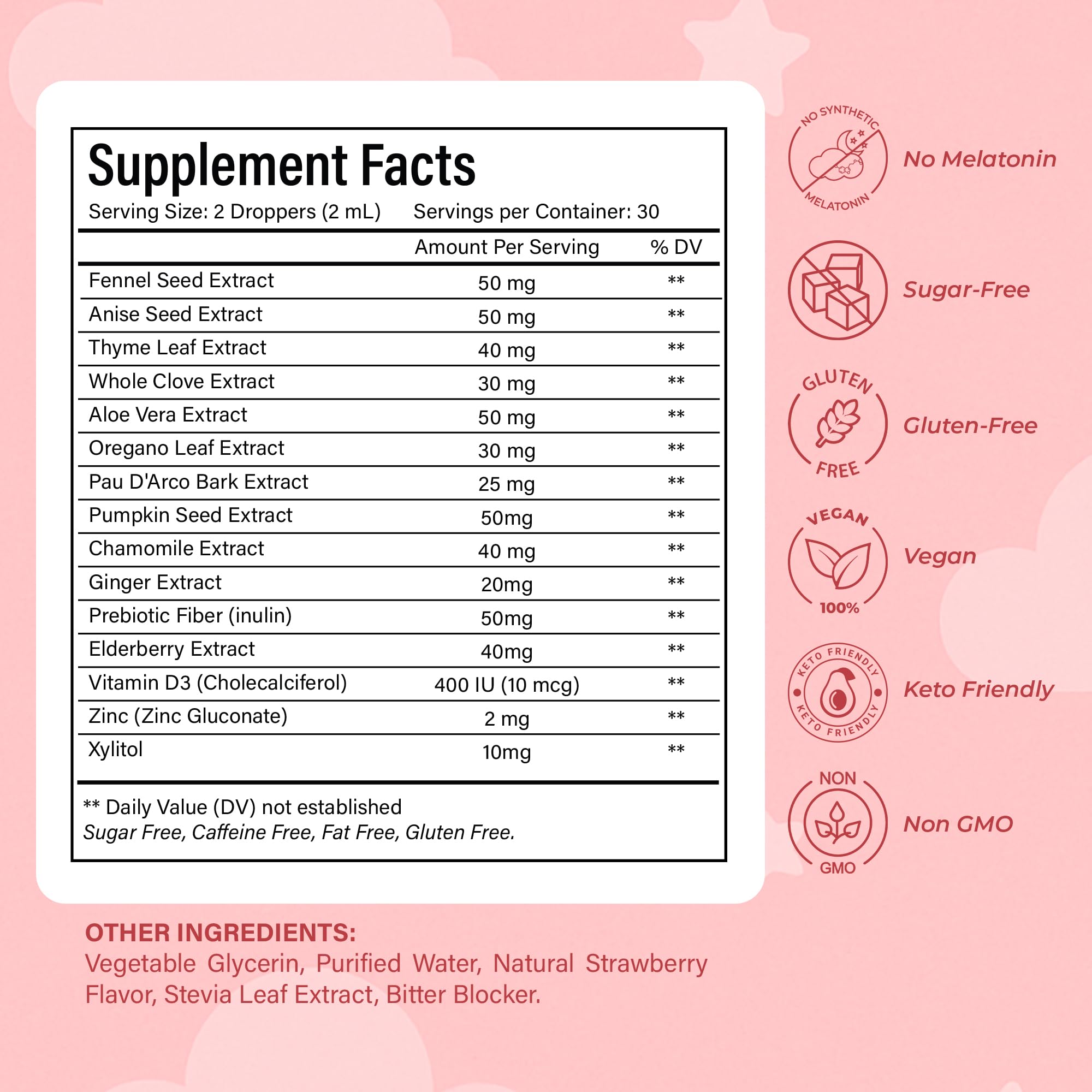 NutraPeaks Kids Liquid Botanical Drops – Natural Blend with Prebiotics, Chamomile, Ginger & Elderberry – Sugar-Free, Alcohol-Free, Non-GMO – 2 fl oz NutraPeaks buy supplements canada