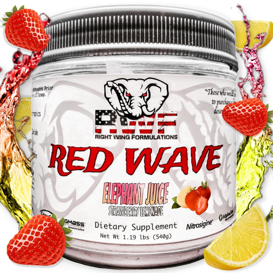 Red Wave Pre Workout Powder With Creatine, Perfect For Men And Women Right Wing Formulations buy supplements canada