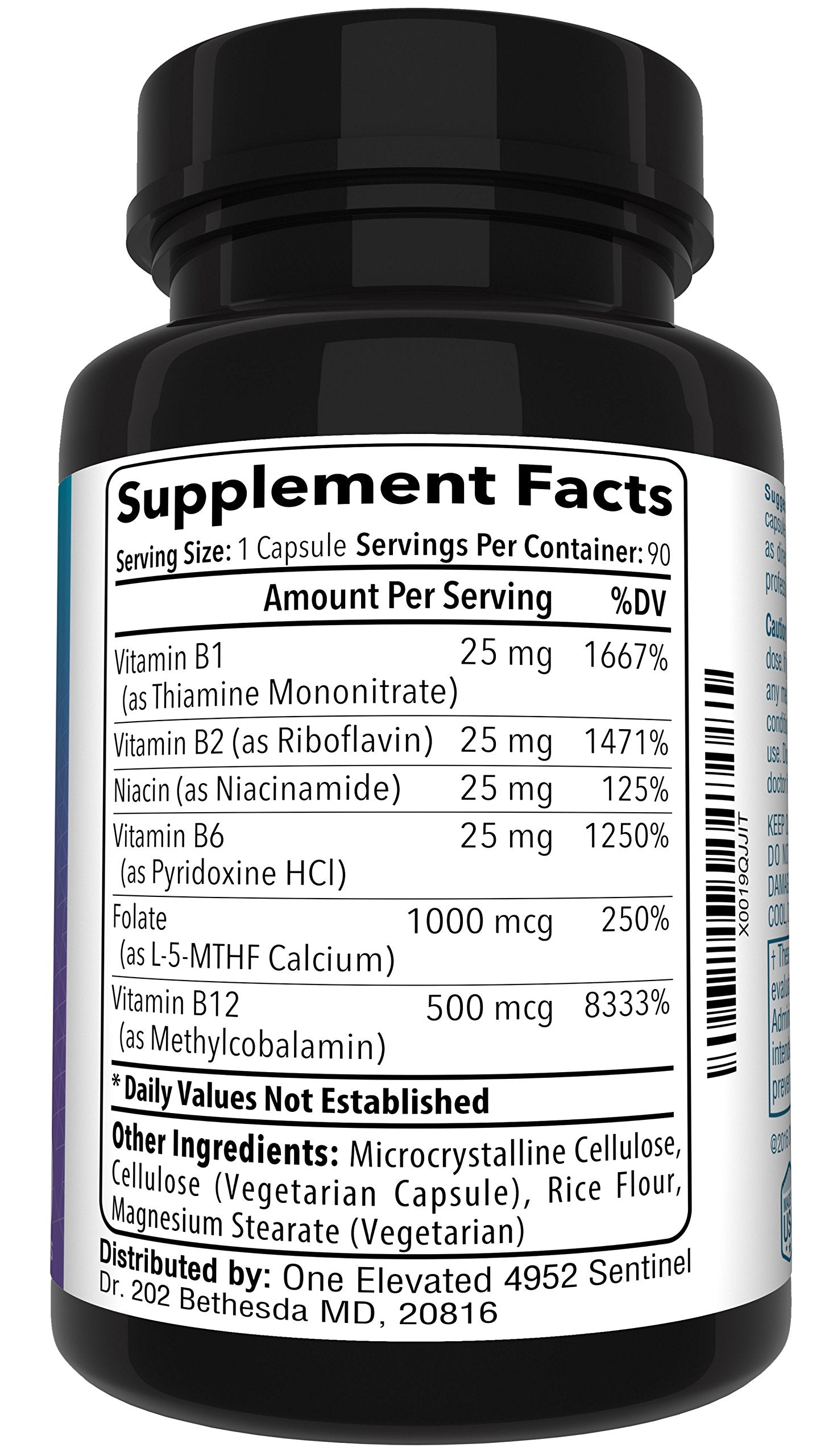Double Strength & Most Bioactive Methyl Folate! Uniquely Formulated with Highest Pharmaceutical Grade Methylcobalamin (B12), Niacin, B1, B2 B6. One Elevated buy supplements canada