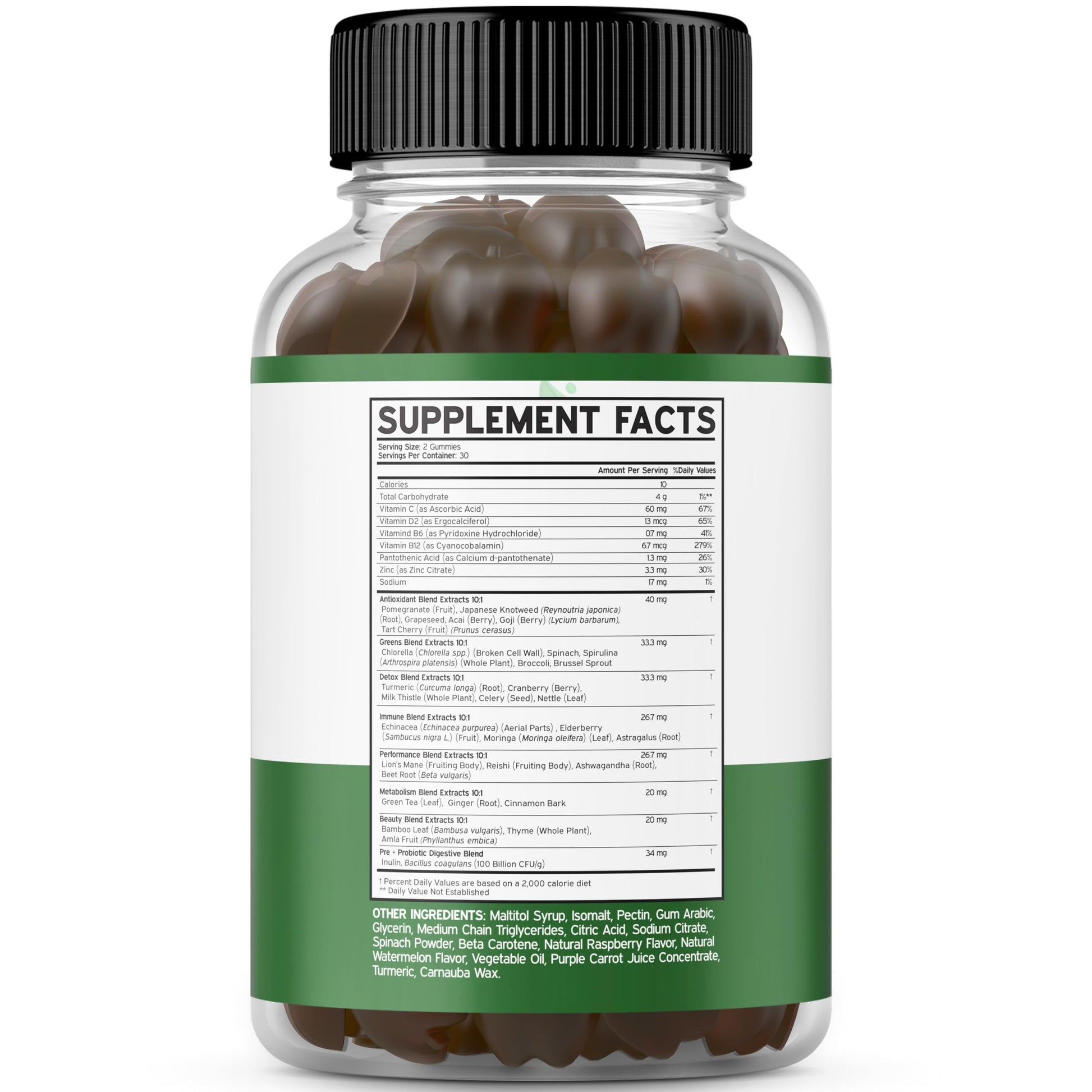 Fruit and Veggies Supplement (120 Gummies) - Premium Sugar-Free Superfood Super Green & Fruit Gummies for Adults - Immunity Support for Men & Women - Non GMO, Vegan Safe & Made in USA DORADO NUTRITION buy supplements canada